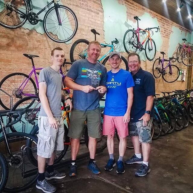 Our 2019 Dealer of the Year award goes to (drum roll please)... @racereadyrepair !!
Stop in and give them a visit at their cool bike shop in downtown Conroe, Tx. Thank you guys for your continued support!