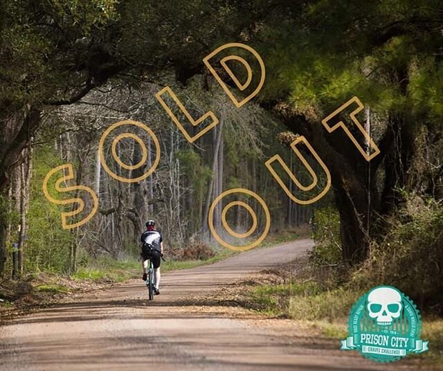 We are full and have reached our cap. There will be no registration day of or waitlist. Thanks to those who have pre-registered! We look forward to hosting a great event with @racereadyrepair ! #PrisonCityGravel #PCGC