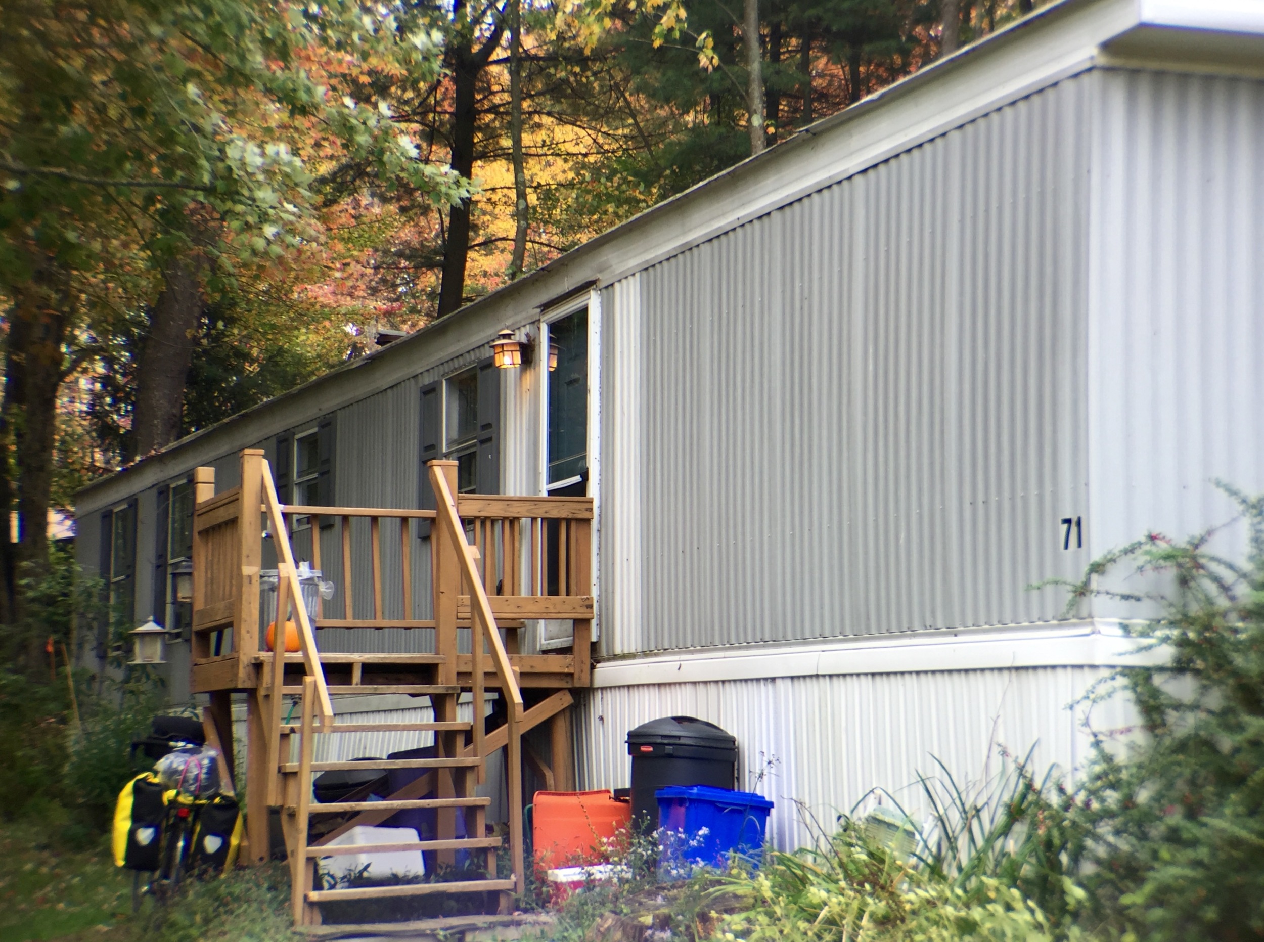 Vera Scroggin's home in Brackney, PA.