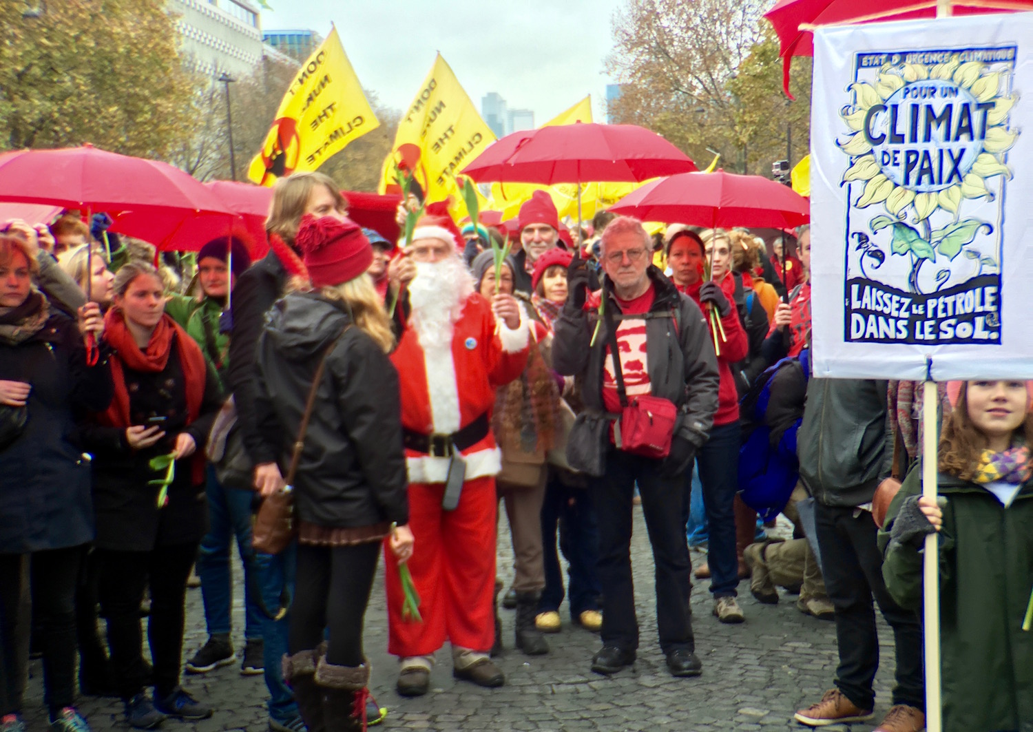 Santa Clause always comes to climate talks. Where will he go when the ice is gone? 