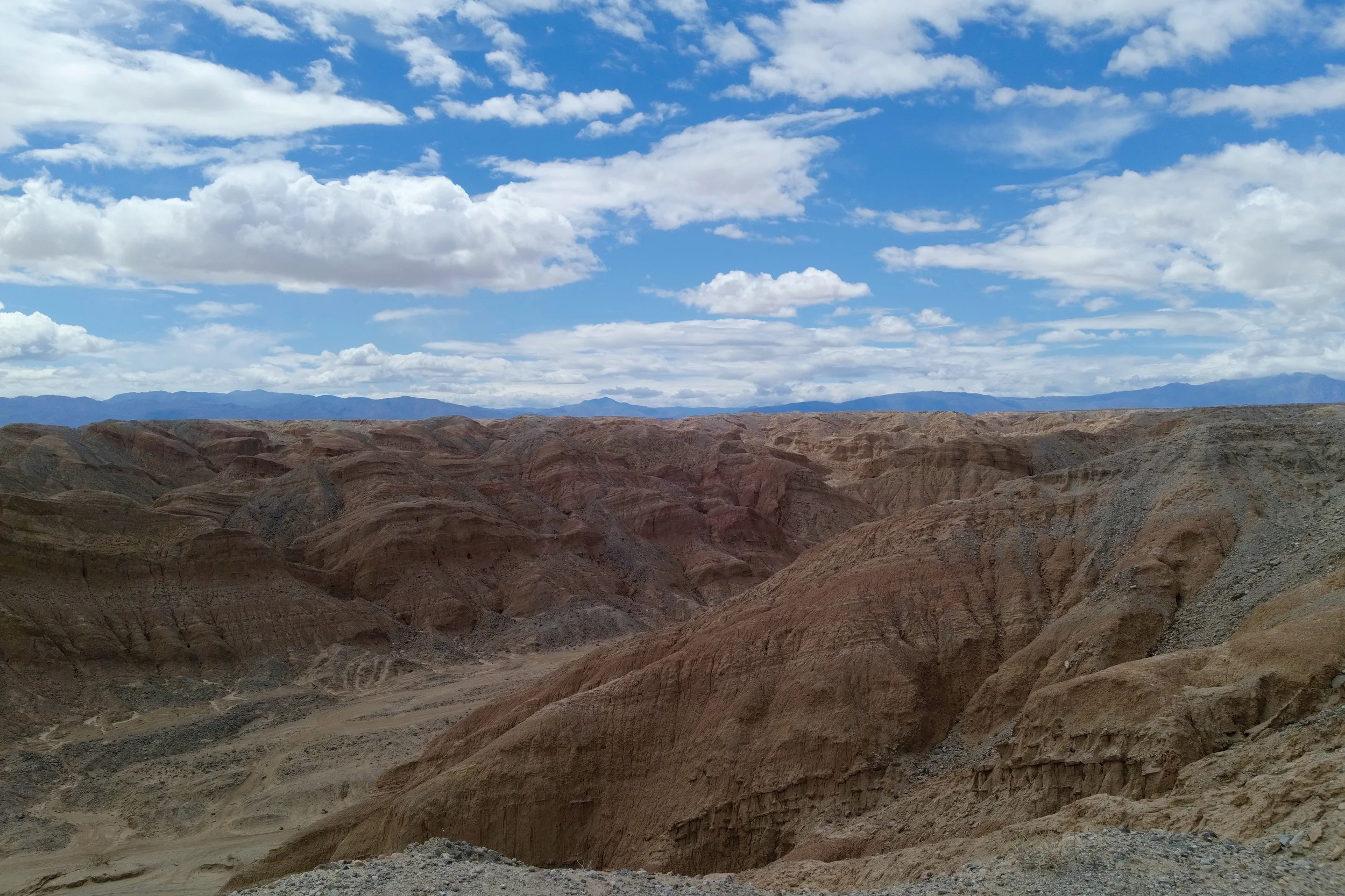 On the way to Joshua Tree I rode through Anza Borrego State Park. It was every bit as desolate and beautiful as I had imagined.&nbsp;&nbsp;