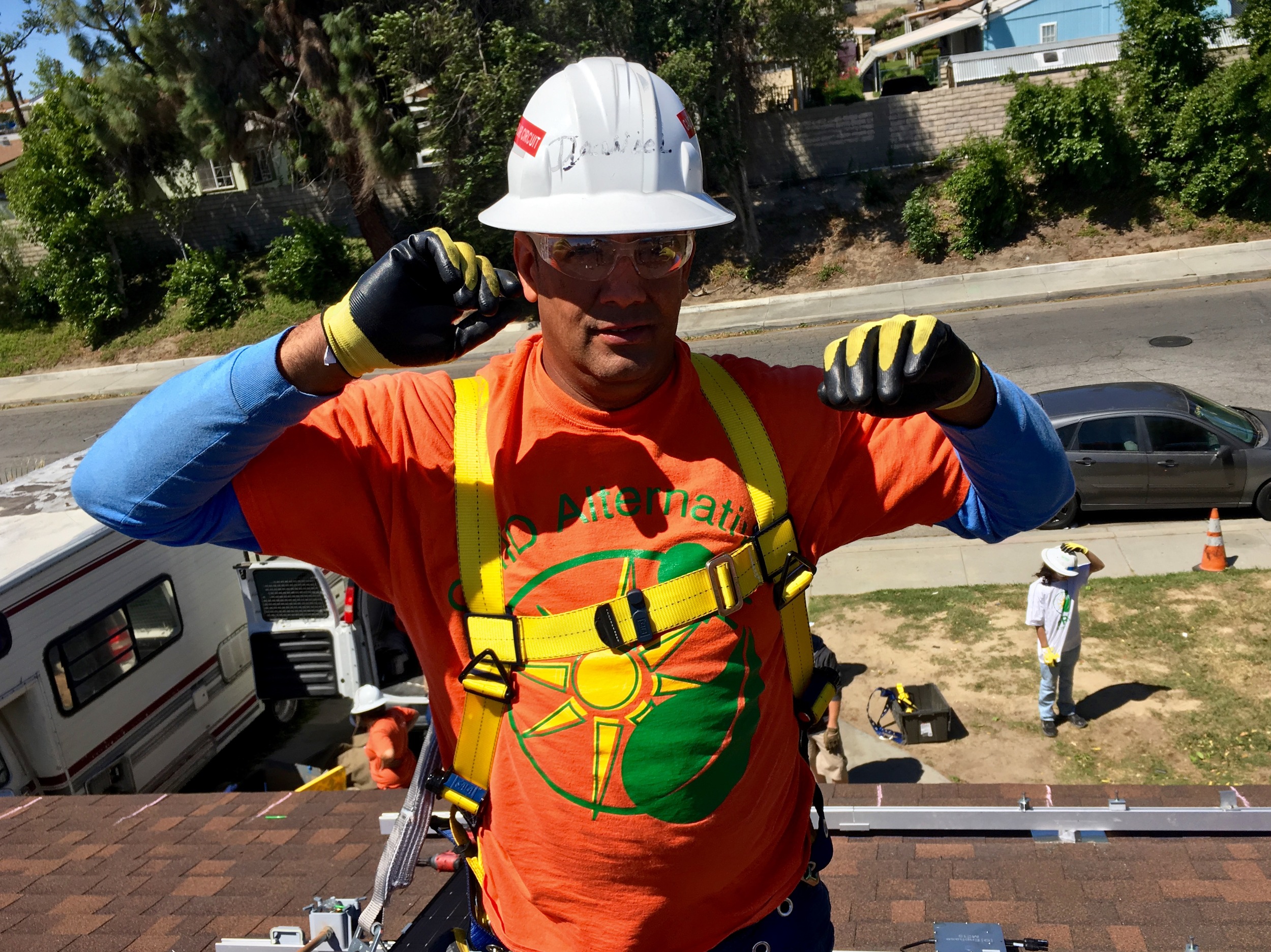 Daniel from Puerto Rico, a Construction Supervisor for GRID, Inland Empire. Even though Daniel's English was limited he was one of the best teachers (in English) I've ever been around. 
