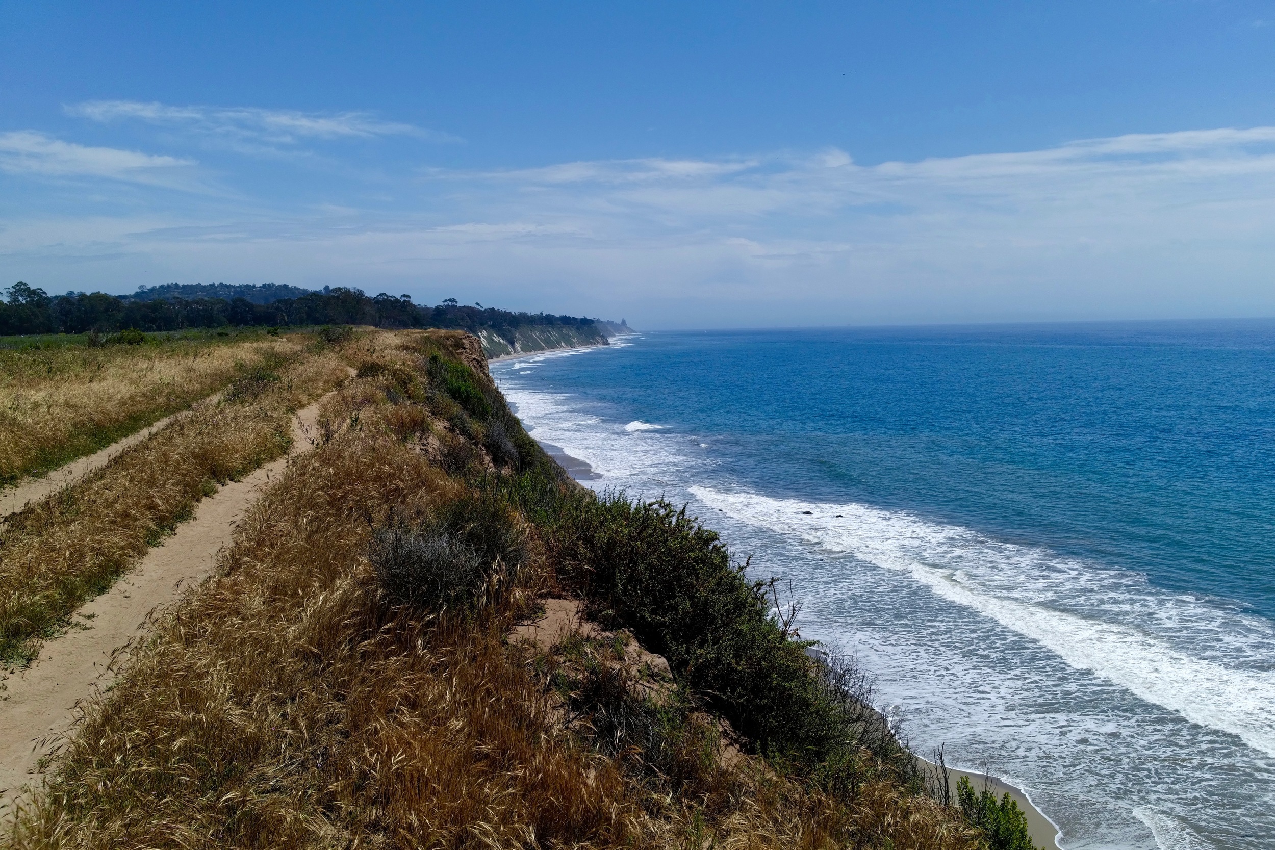 There is an interesting section of undeveloped coast between Ventura and Santa Barbara that is a regional park. It reminds me of a "light" version of the Lost Coast area south of Eureka. 