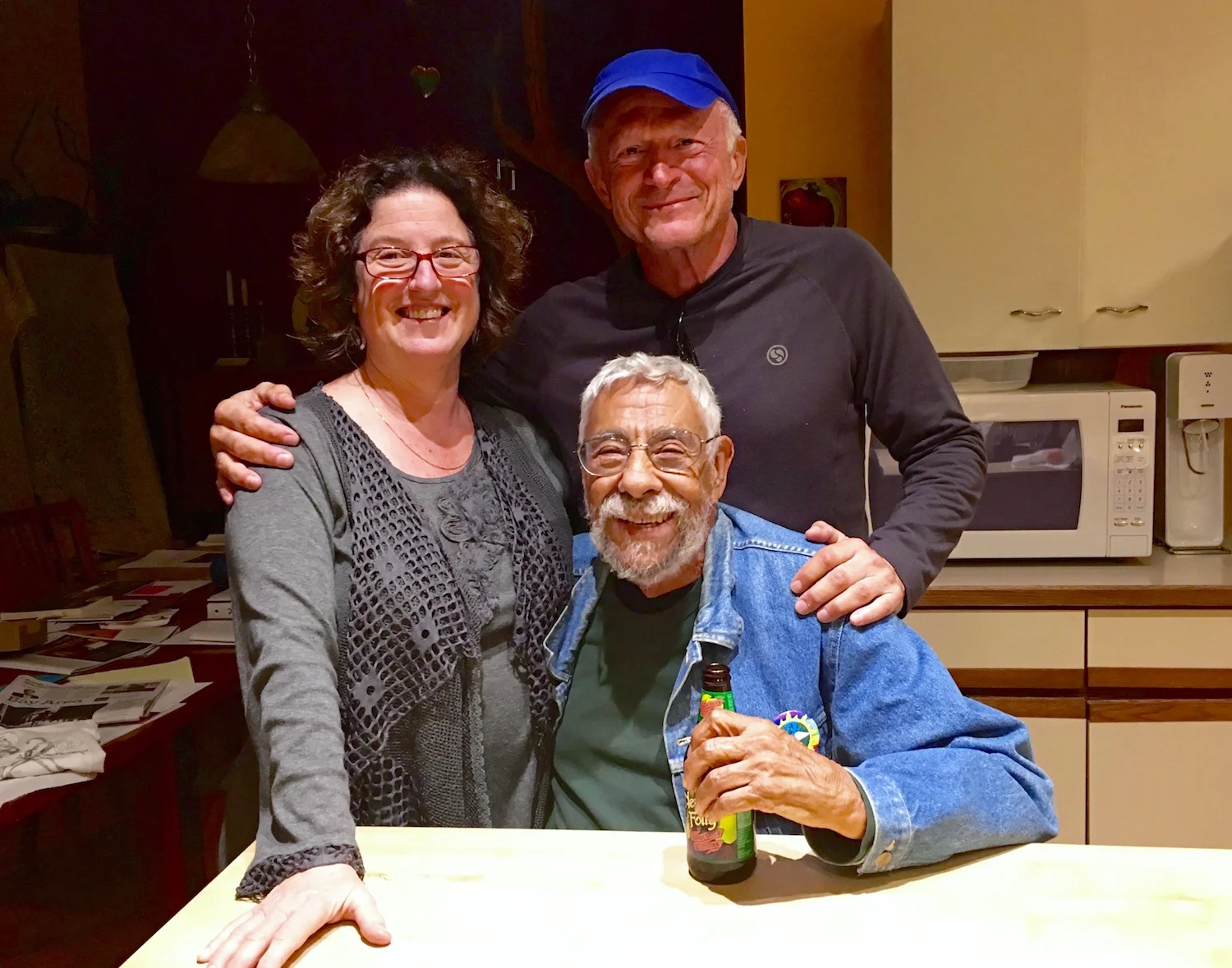 My old friends Rafael Gonzales and Deena Levy. Although I lived there for 7 years in the late 1980's,&nbsp;I hadn't been back to the East Bay for about 35 years.&nbsp;&nbsp;&nbsp;