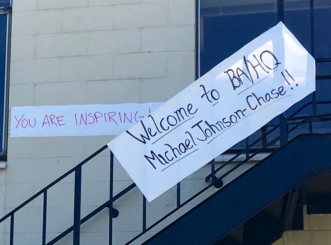 I was treated to a terrific welcome lunch (in my honor) at the GRID Bay Area Headquarters.