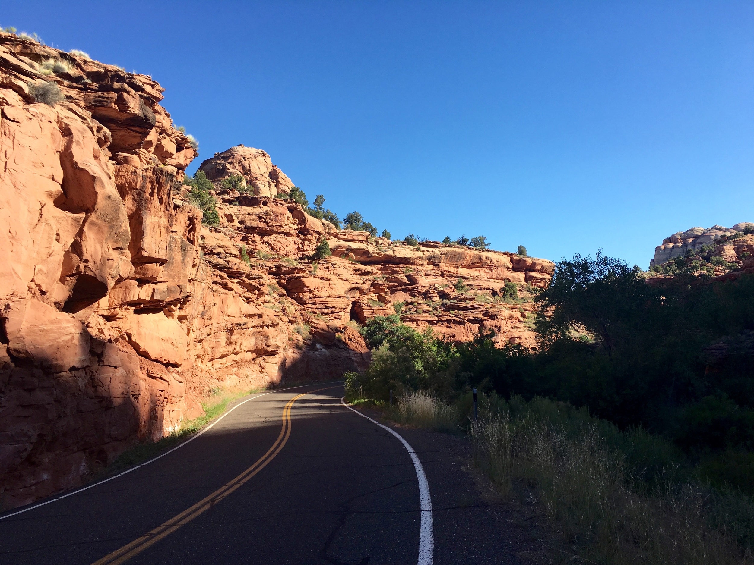 A canyon on the way to Escalante Grand Staircase on the way to the National Monument. 