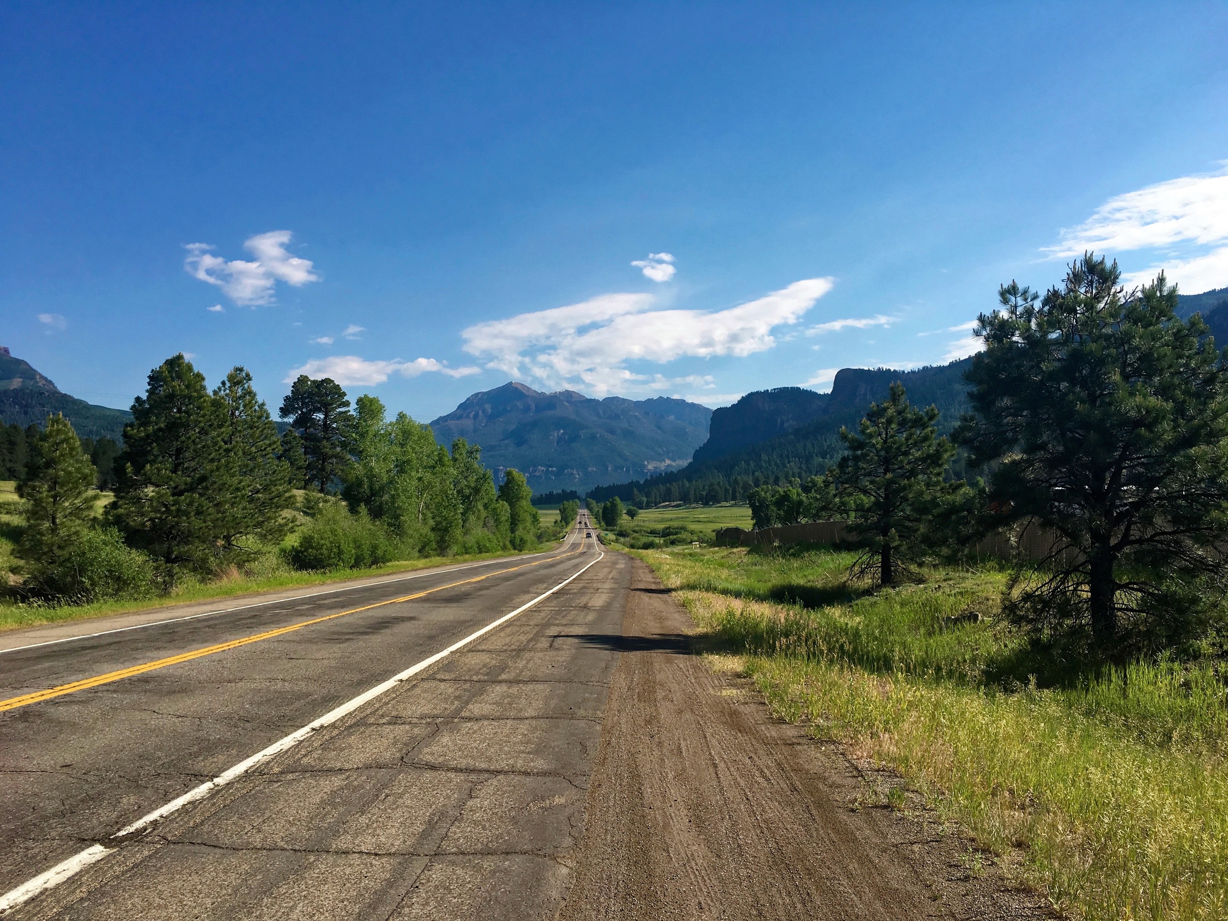 The ride down summits can make the climb worthwhile. 