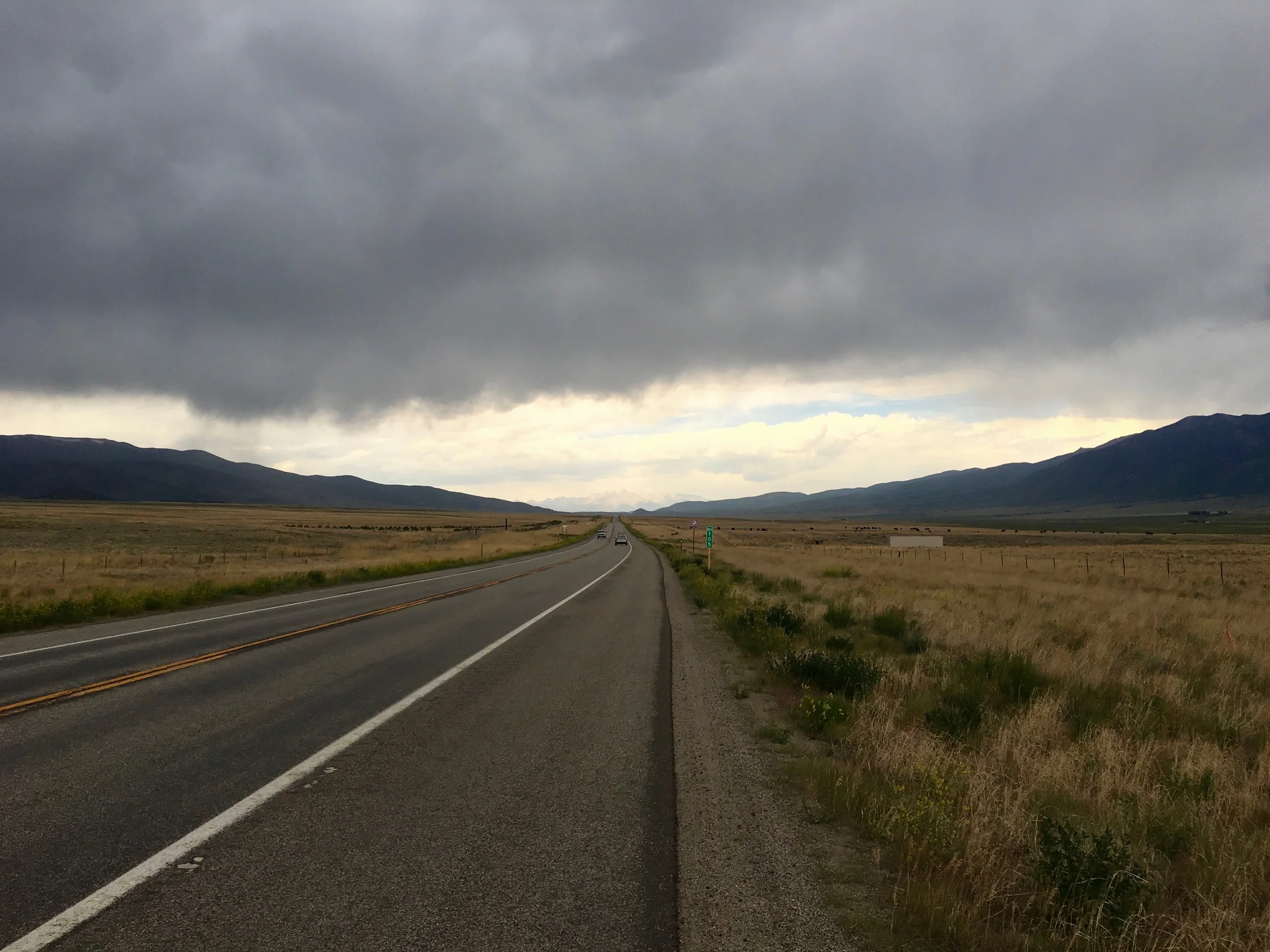 Not far from where I camped during an intense wind and thunderstorm.