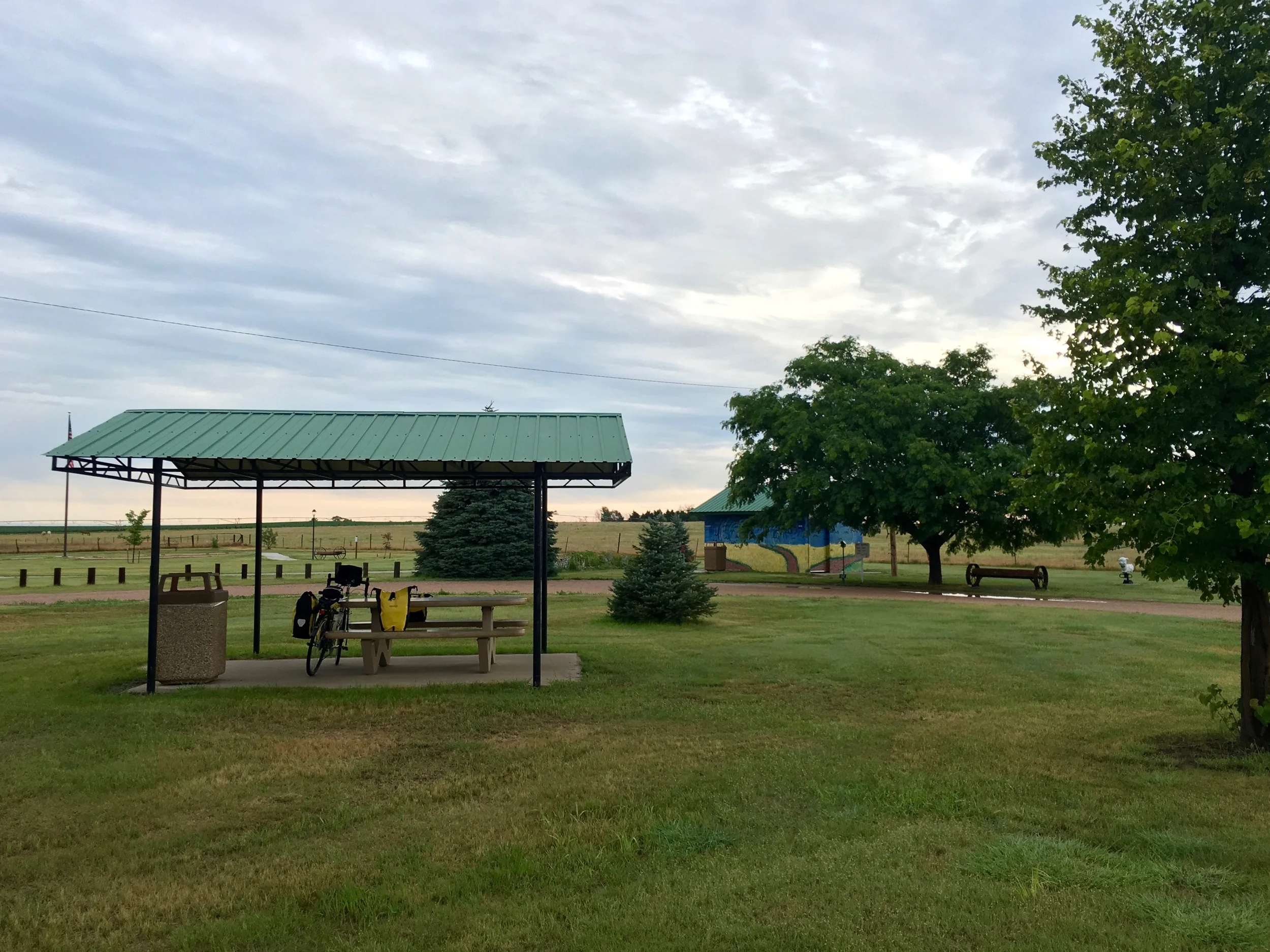 Thank God for this shelter. It rained heavily all evening.&nbsp;