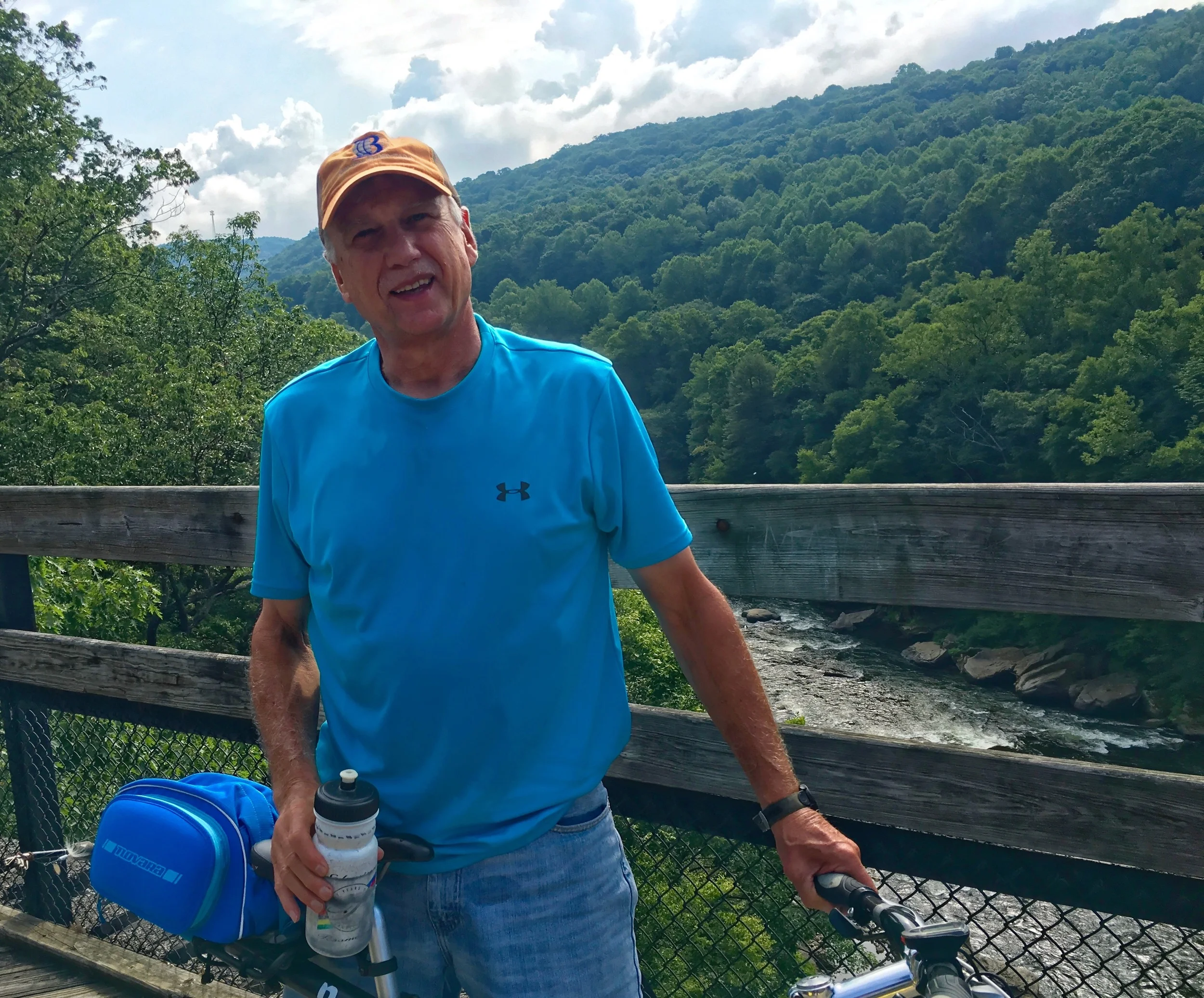 My cycling companion for about 20 miles in the morning - a retired mining administrator named Steve,&nbsp;who came from several generations of miners near Uniontown, PA.&nbsp;&nbsp;It was Steve who pointed out to me with pride that the Youghiogheny …