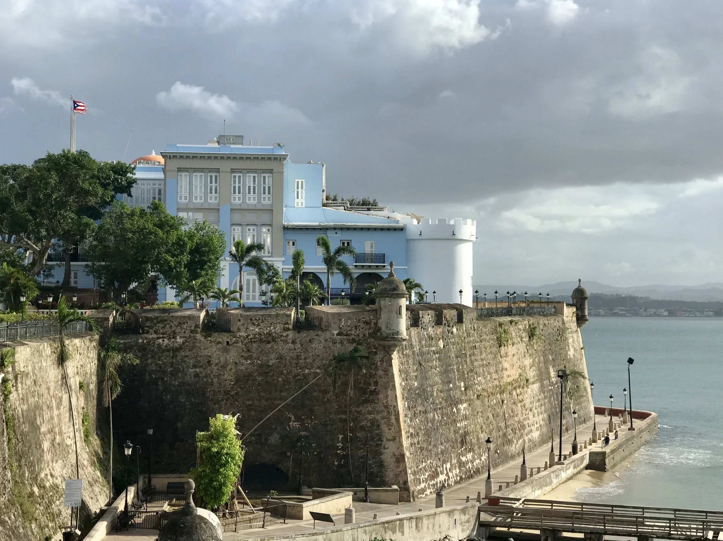 A beautiful day in Old San Juan. 