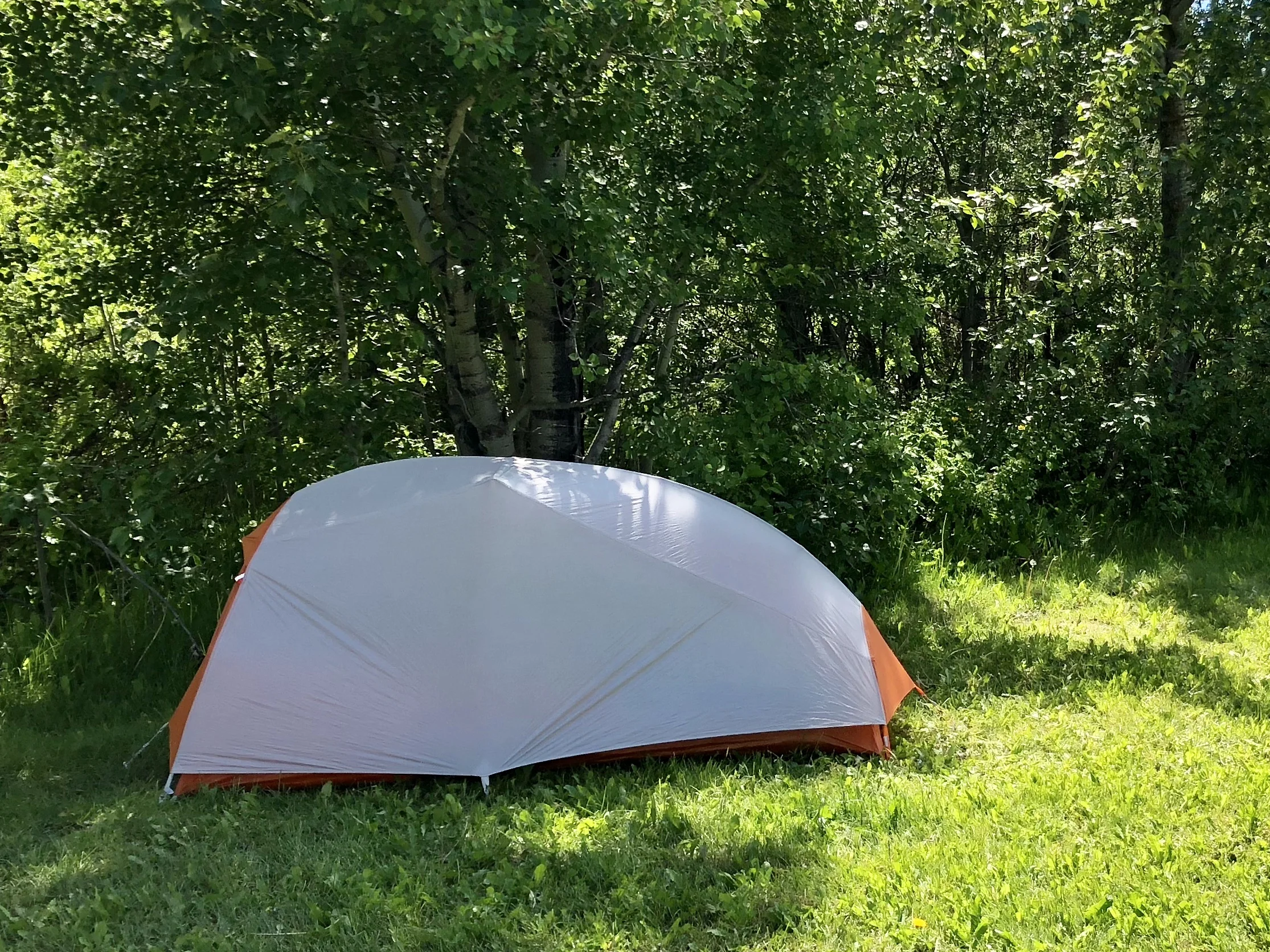 My digs in the Johnson RV Park in St Mary's. First time I've used my tent since I started this trip.&nbsp;