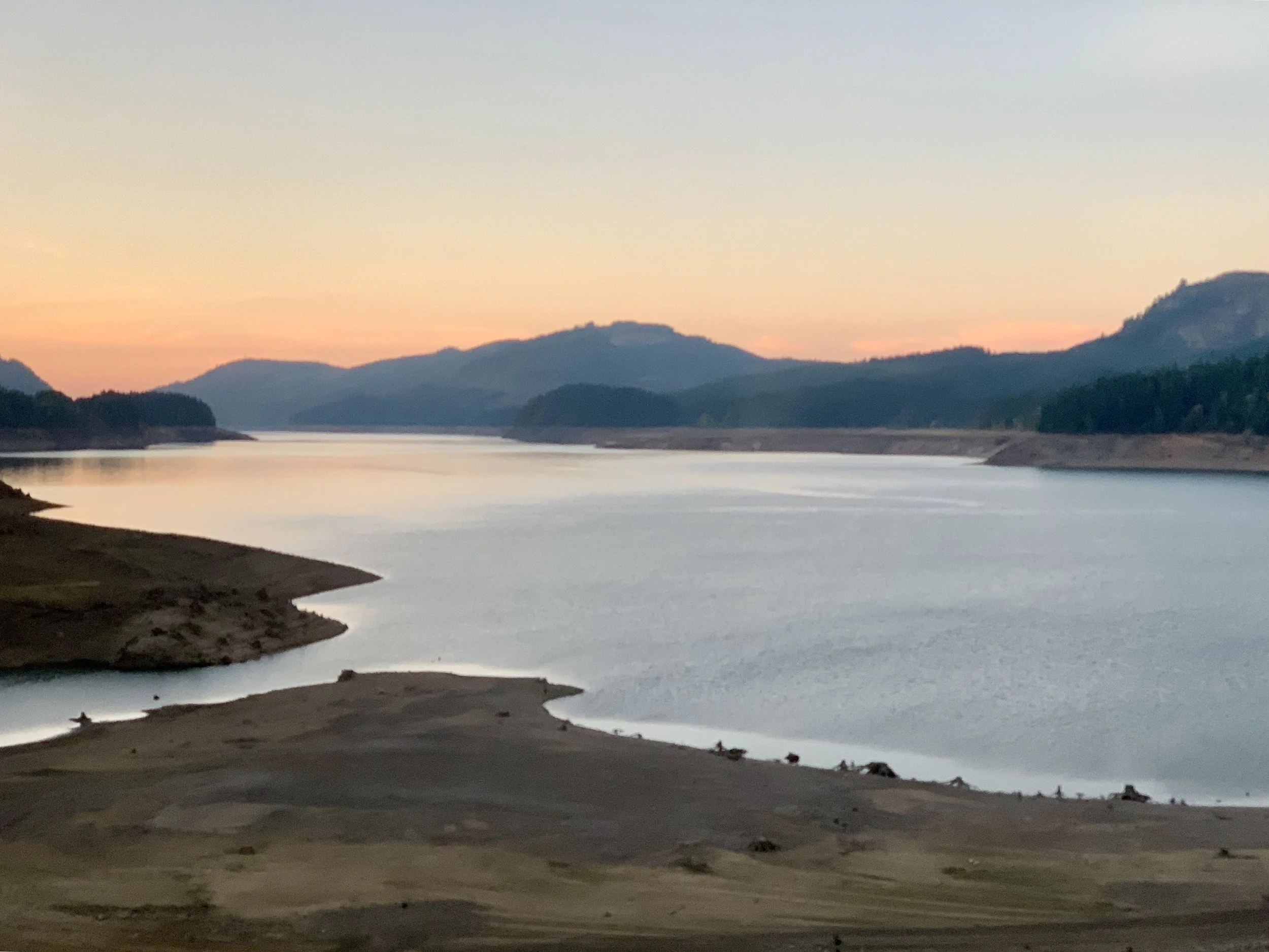 The view from the train in central Oregon on the way to California.