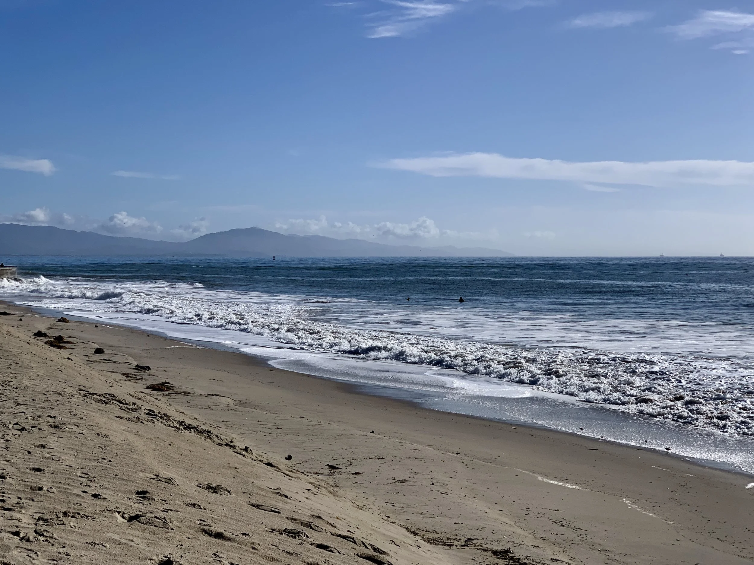 The California coast just south of Santa Barbara.