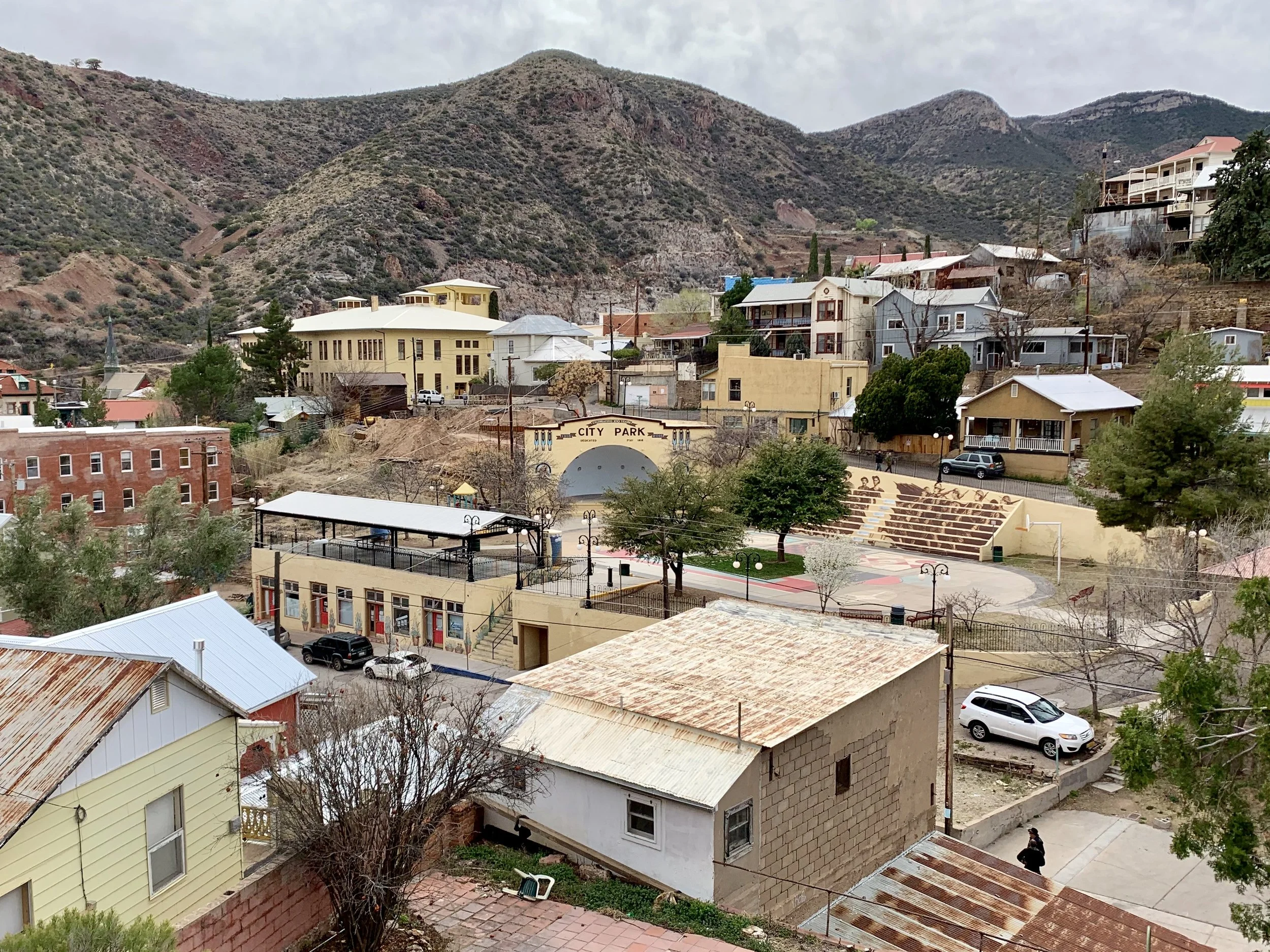 Bisbee, AZ, is an old copper mining town just west of Douglas. At one time it was the largest community in Arizona. No longer a minIng town, it is now a wonderfully funky tourist town, with early twentieth century architecture and featuring lots of …