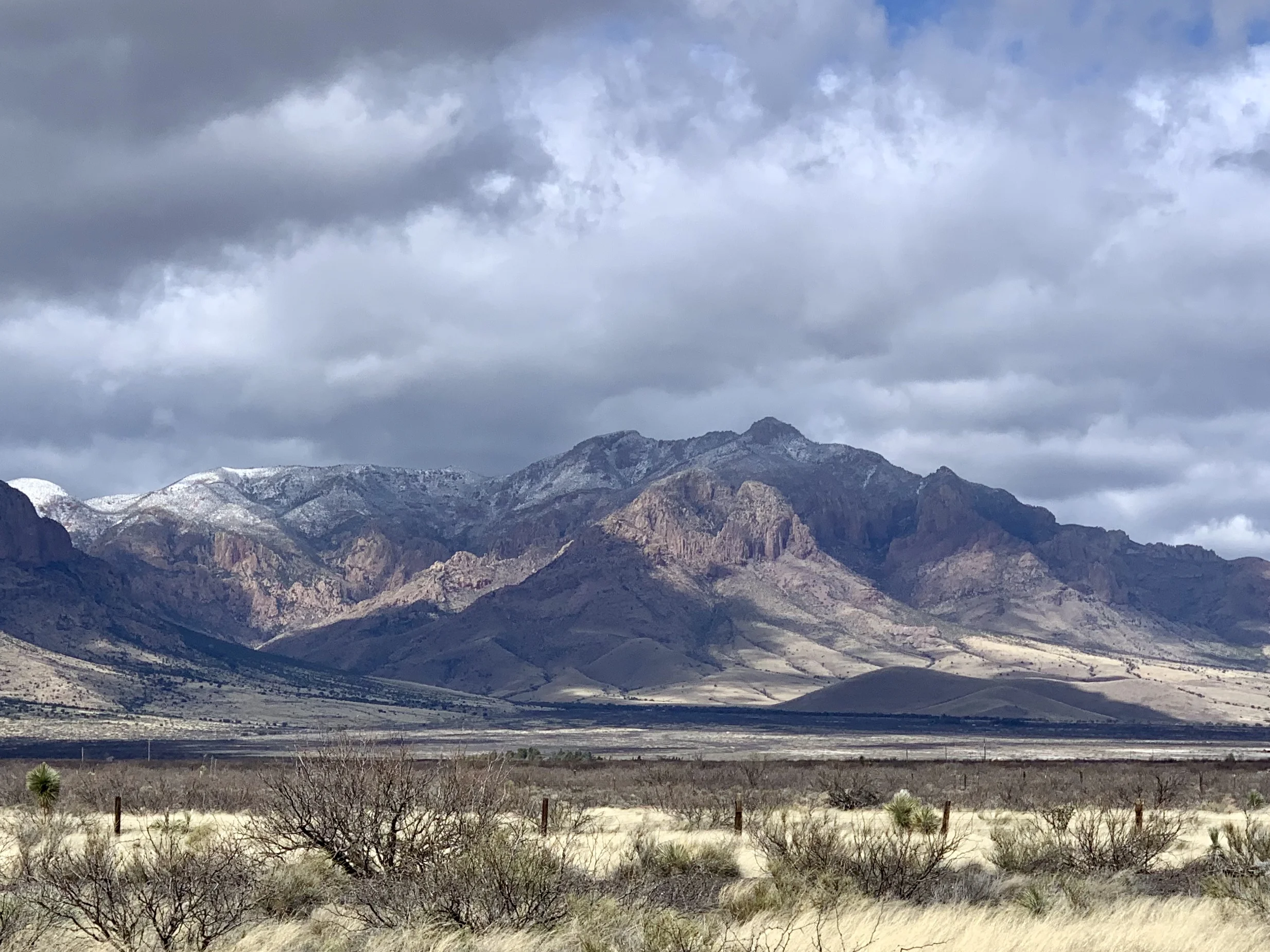 The Chiricahua Mountains near Rodeo, NM.
