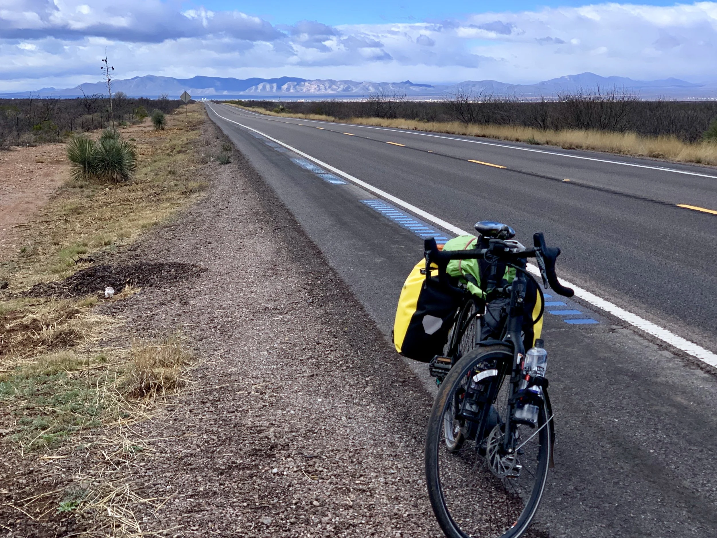 Just north of Douglas on the way out of town.