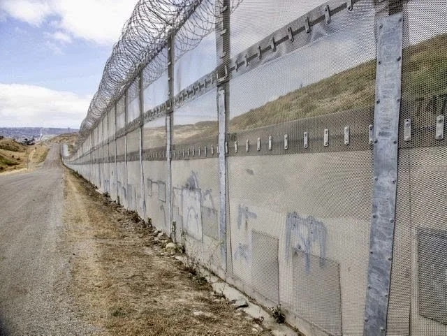 The border near Nogales, AZ. Photo credited to USA Today.