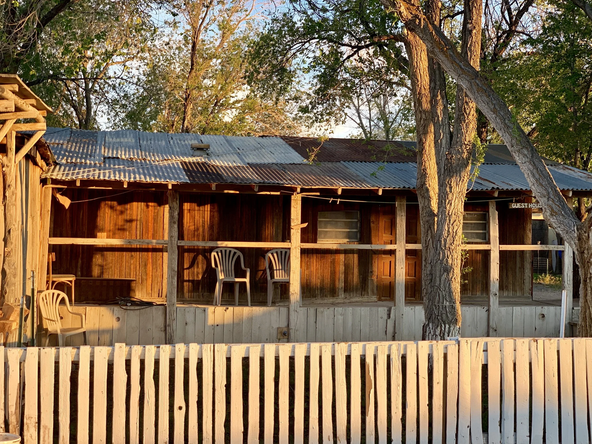 This building across the parking lot does have a name - the guest house.