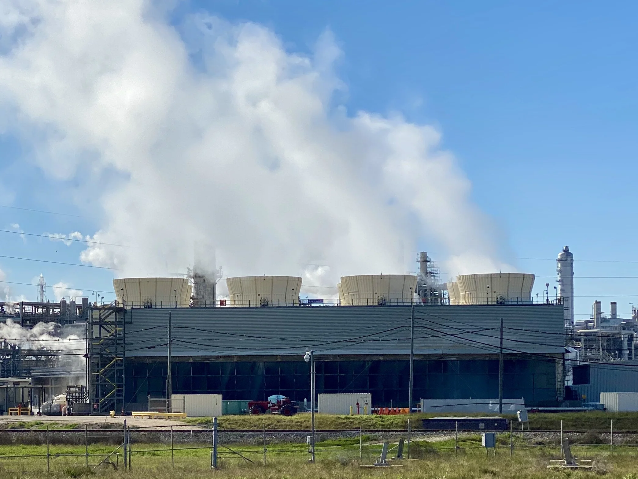 Cooling Towers on the Dow Chemical Plant in Freeport, Texas.