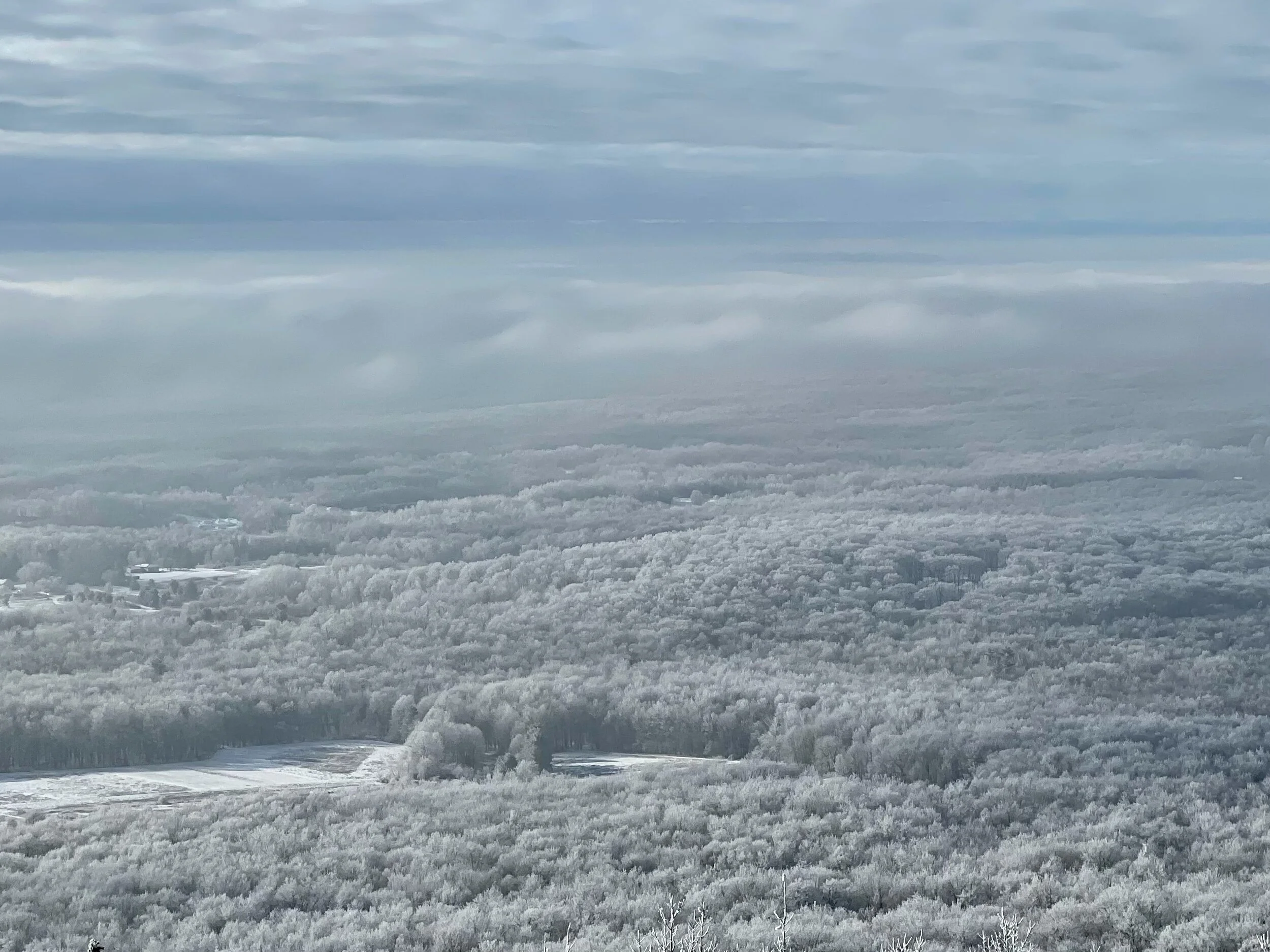 A view from Rib Mountain in Marathon County in central Wisconsin,  where Jenny and I made a trip to visit my daughter’s family  and my son’s family in Milwaukee before  beginning our Mississippi River Trail Trip.
