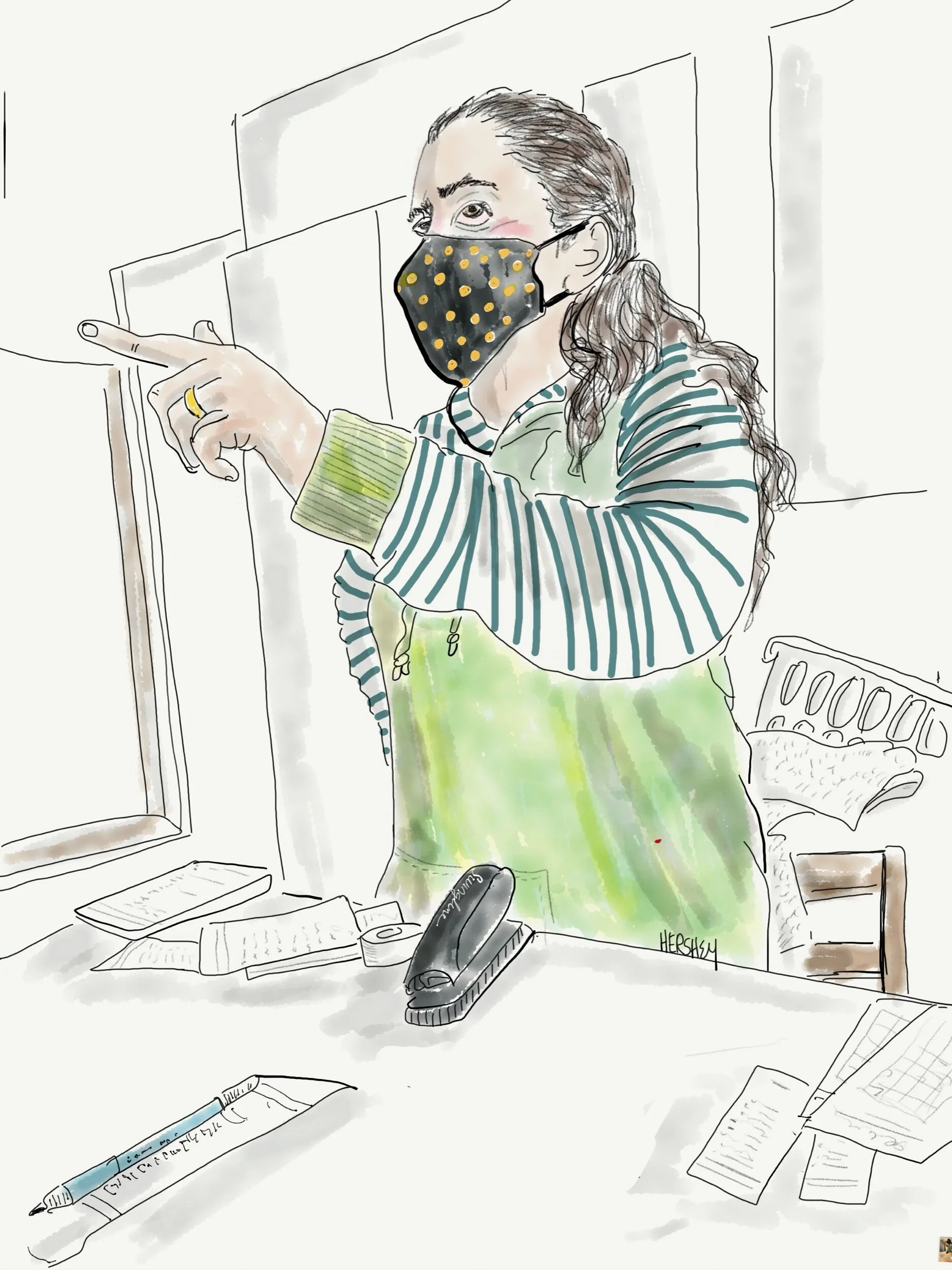 “Lots of people in Missouri believe in freedom so many of them won’t  wear masks. I’m mean though. I tell them they can’t stay here  unless they wear one.”  Dee runs the Triangle Motel in Ste. Genevieve, Missouri.  Originally from India, Dee immigra…