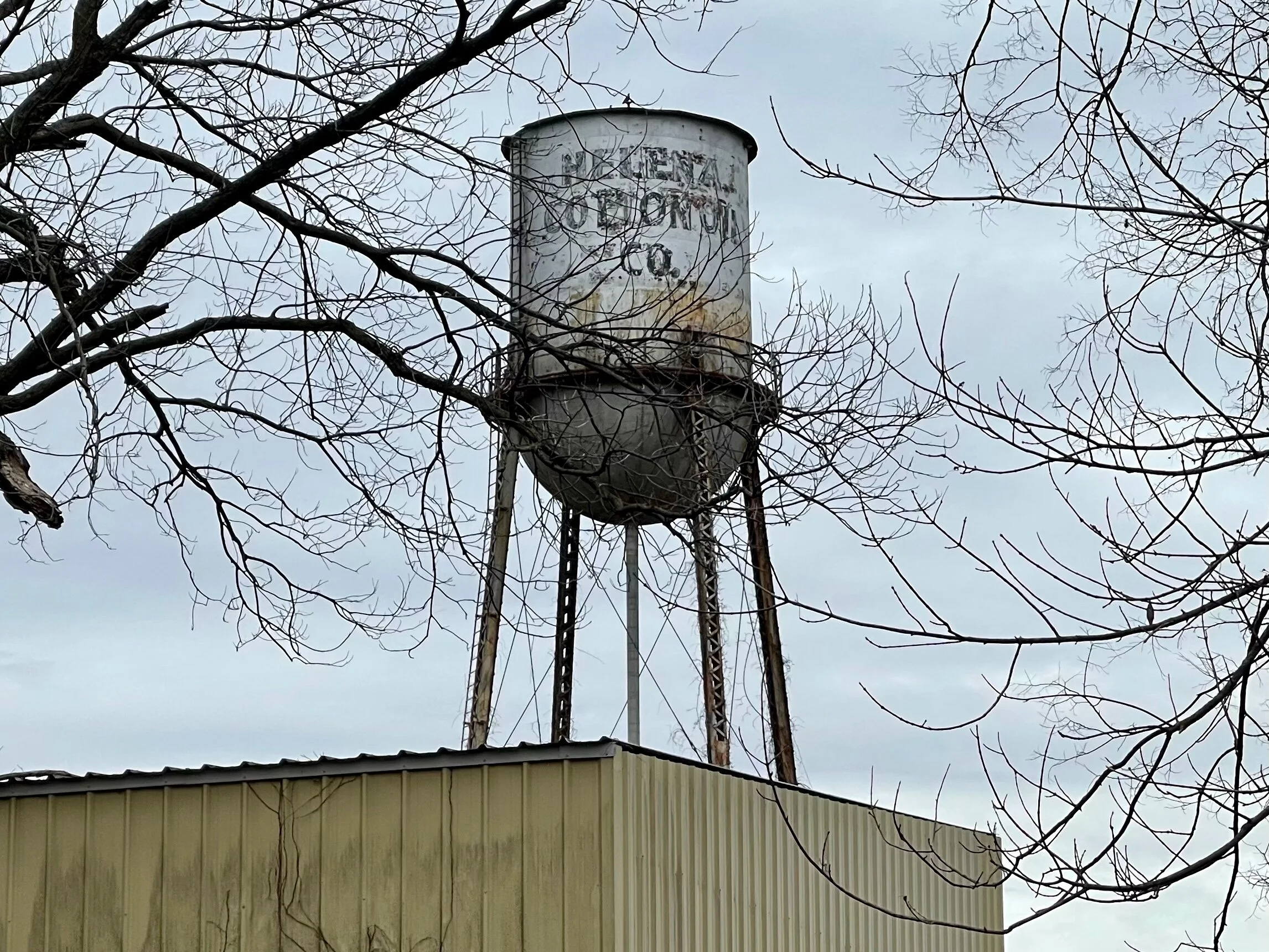The abandoned Delta Oil Mill outside of Helena, Arkansas. Losing a local industry was particularly harsh for Helena after mechanization beginning in the 1950’s reduced the need for farm workers. The city also lost the Mohawk Rubber Company, a subsid…