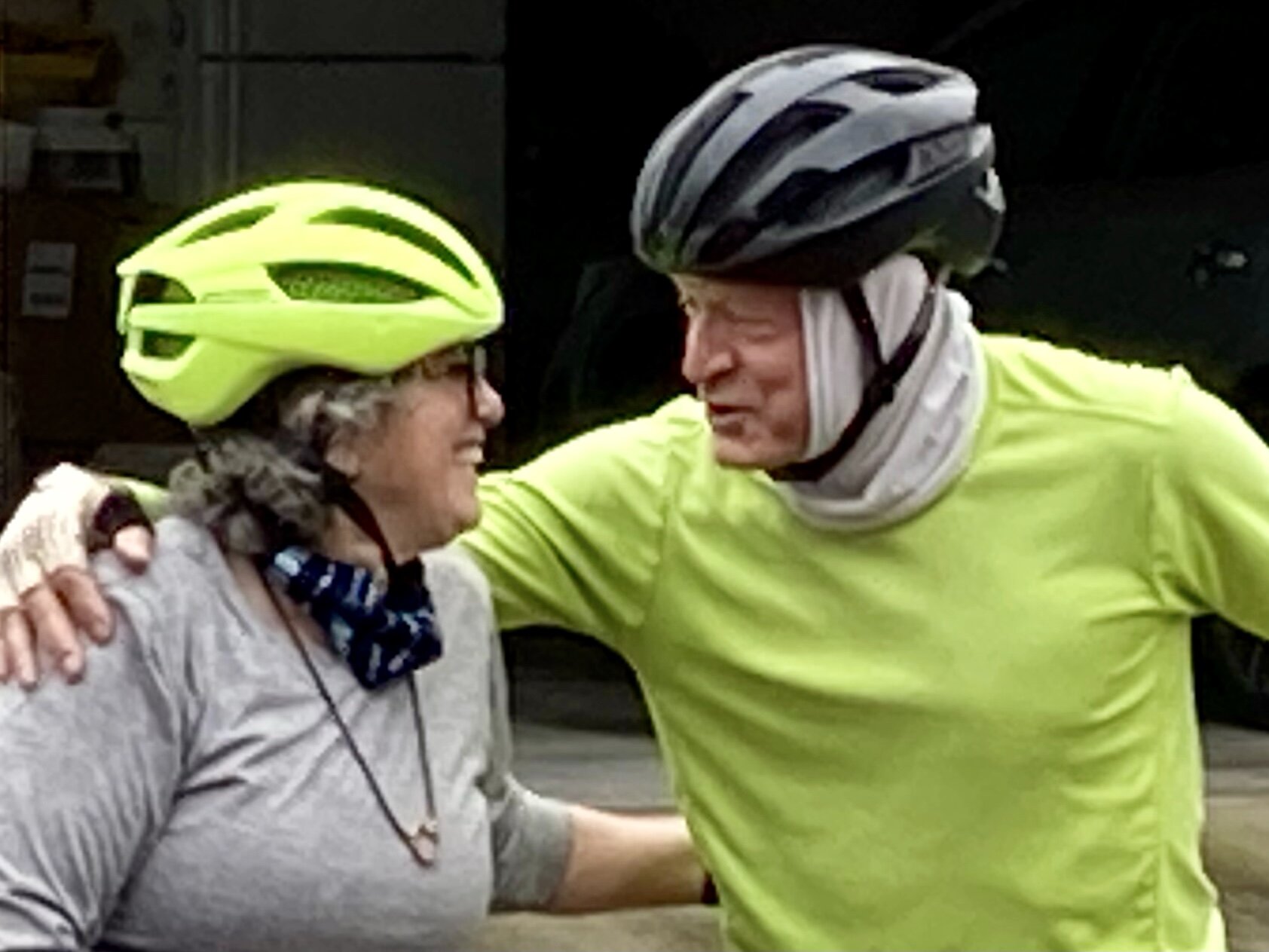 Jenny Hershey and Michael Johnson Chase starting a trip into the Carolinas.&nbsp;