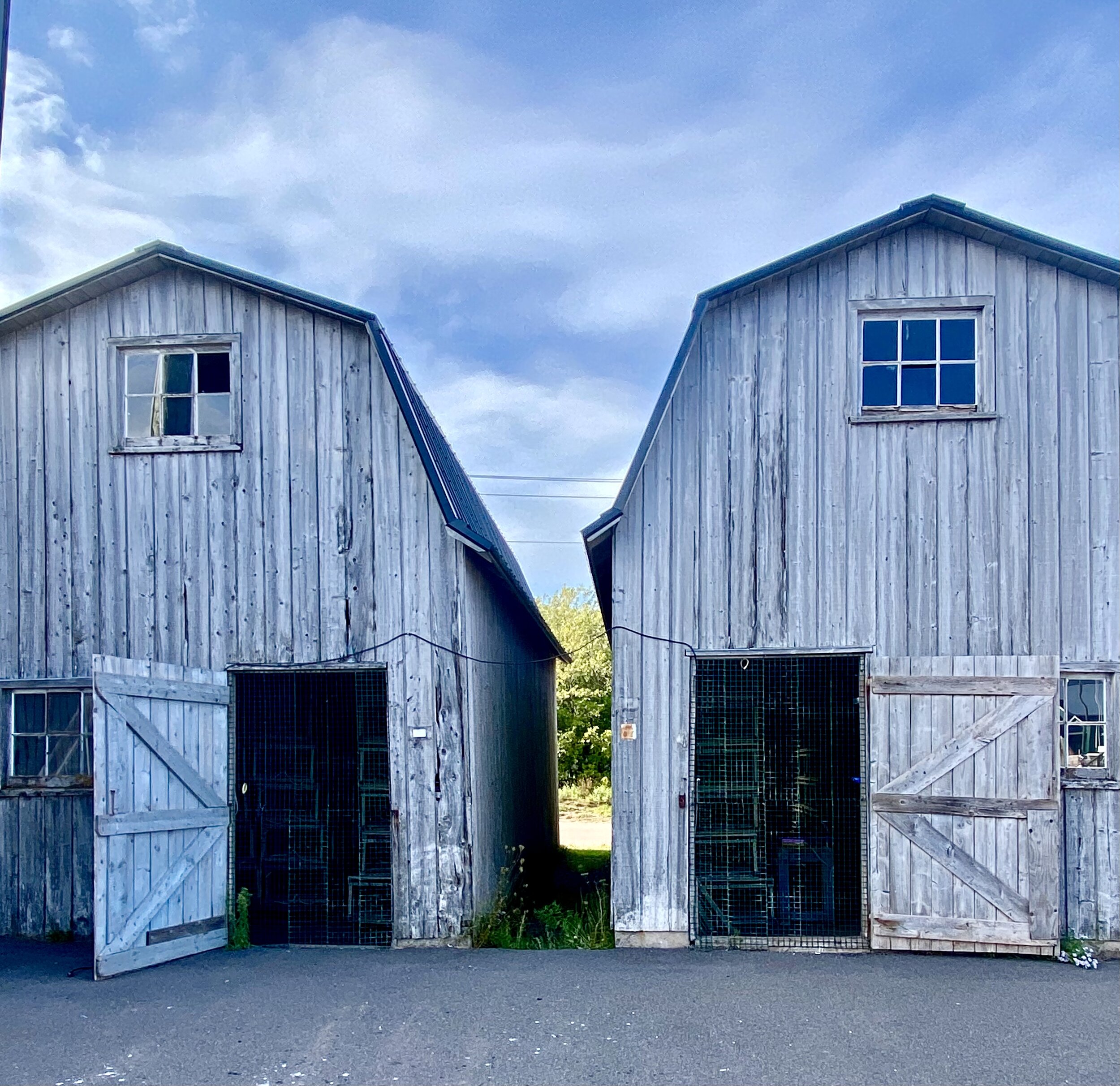 These buildings were on the pier at a small fishing village named Darnley near Rustico. The photo is a favorite of Jenny’s. Photo by Jenny Hershey. Follow her on Instagram @deeofo.