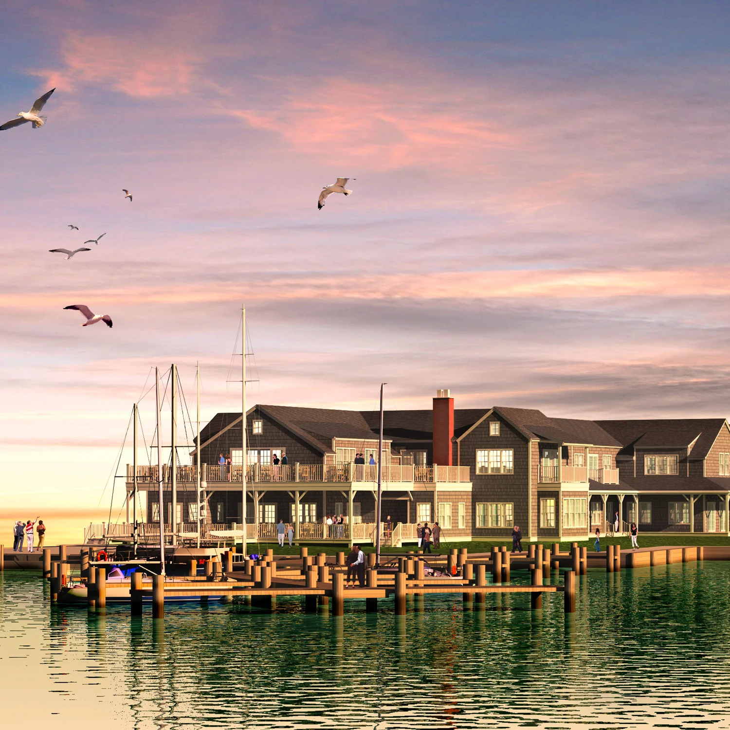 Sunset Clubhouse Render