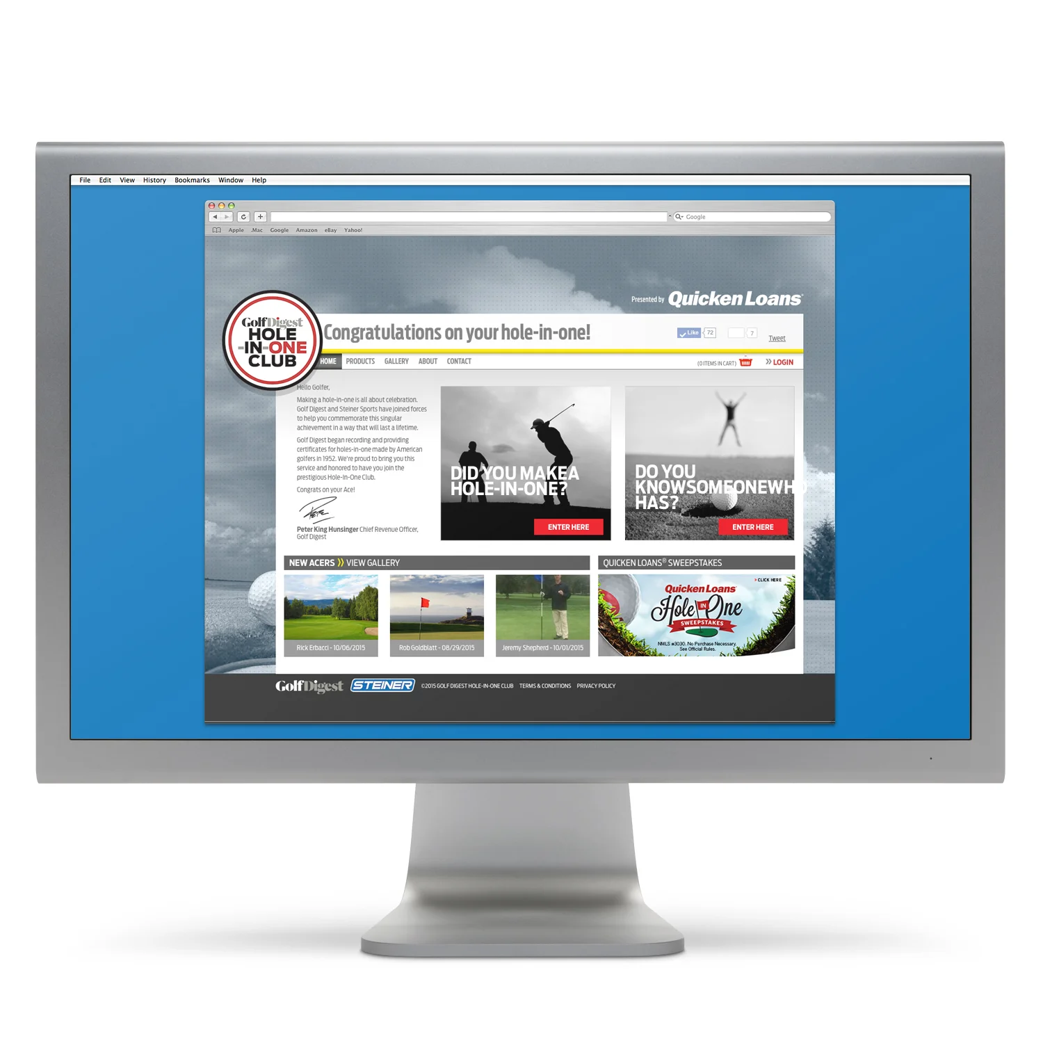 Golf Centric Micro Site