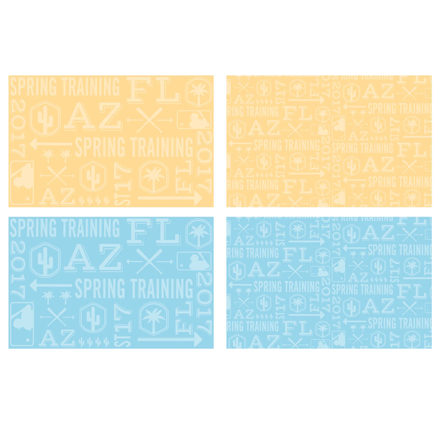 SPRING TRAINING PATTERN ART