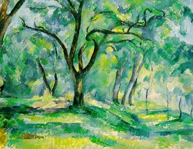 The Forest by Paul Cezanne