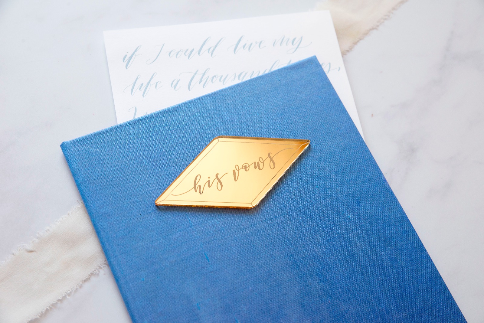 blue silk vow book
