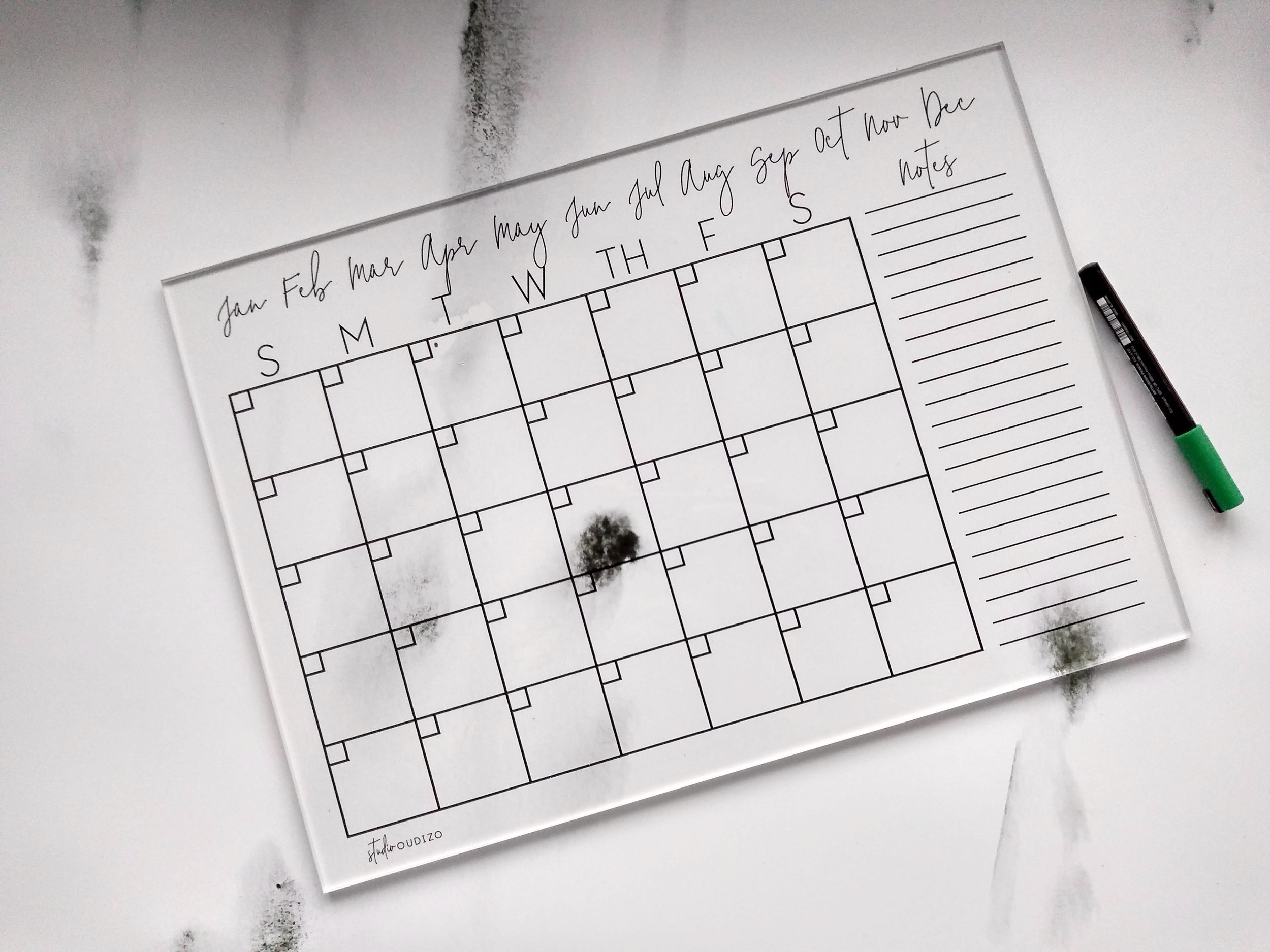 Acrylic Wall Planner