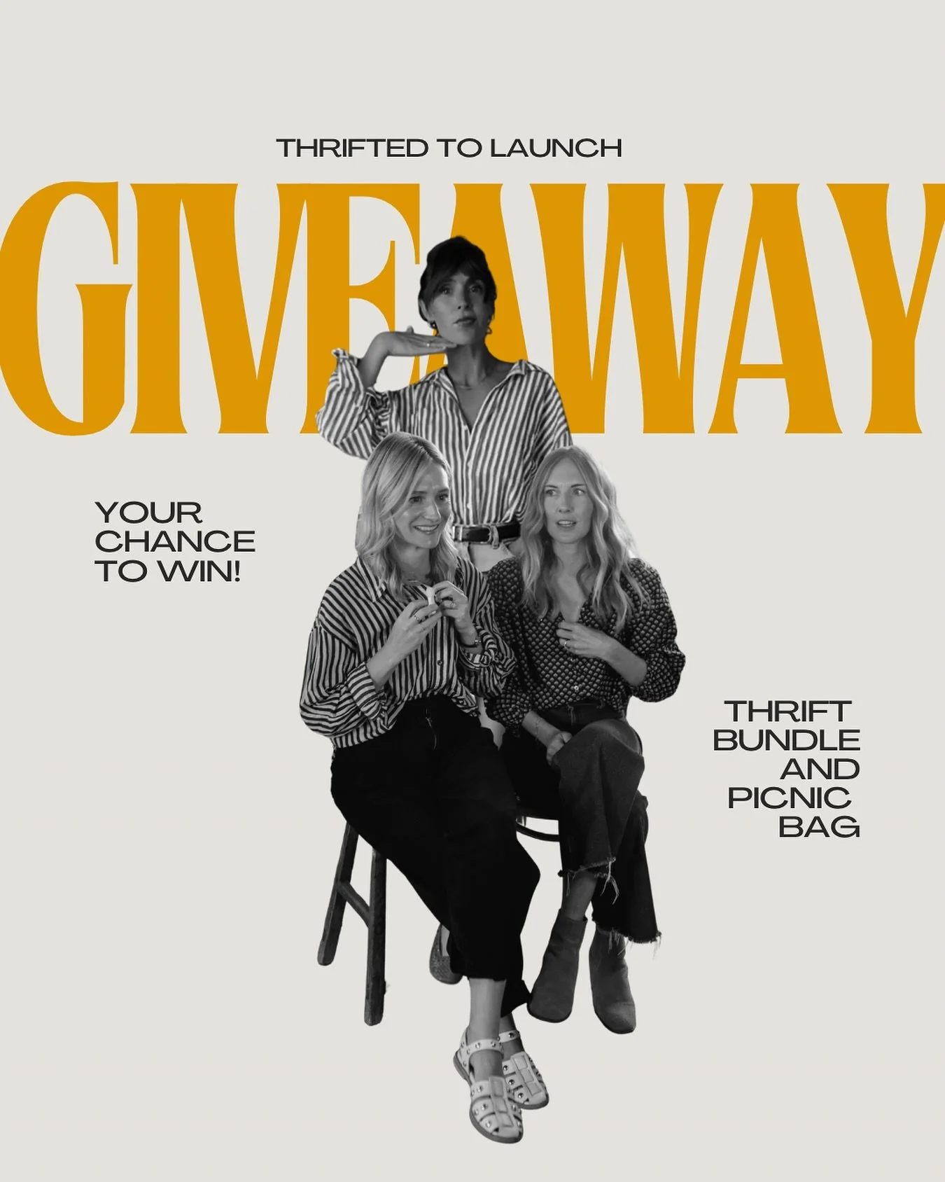 Last day to WIN!!!

A Personalized Thrift Bundle by @kristalavrusik + a Goldie Picnic Bag you&rsquo;ll actually love to carry. 💛

To enter:
1️⃣ Follow @thegoldiemom + @kristalavrusik
2️⃣ Tag 3 friends who&rsquo;d love this vibe (each comment = entry