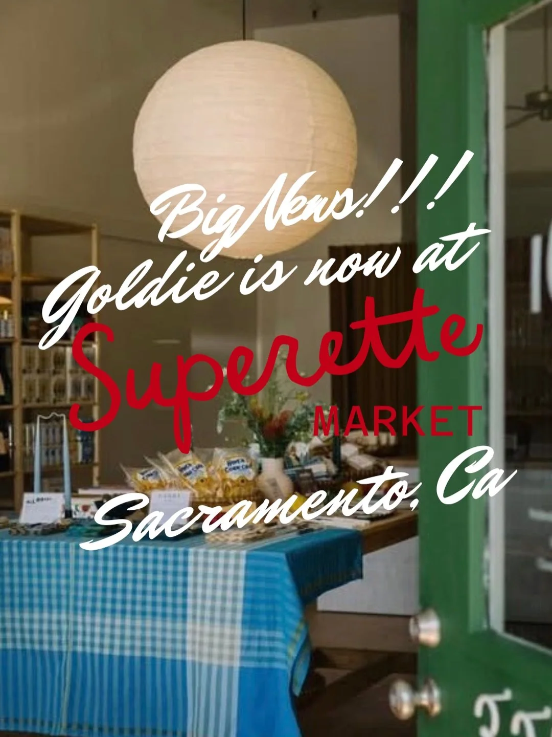 We&rsquo;re so excited to share that Goldie is now available at @superette_market 💛

Superette is the kind of neighborhood market we absolutely love &mdash; beautiful pantry staples, thoughtful home goods, and all the little things that make everyda