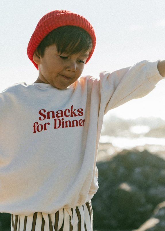Snacks For Dinner Crewneck