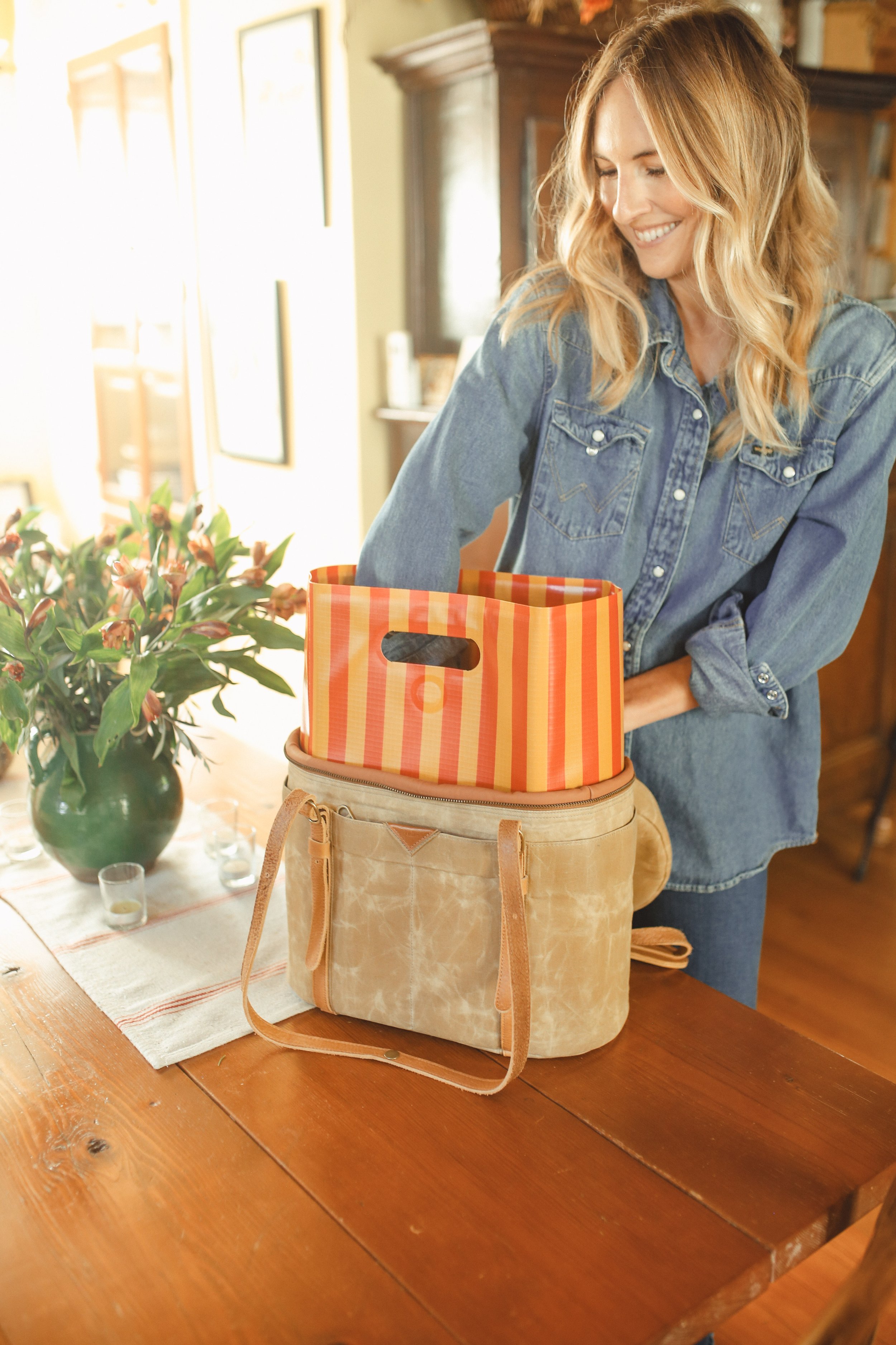 A cooler insert you won’t want to hide. Our is fully removable and magnetic-secured.