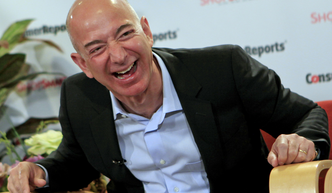 Now you see why Bezos is always laughing.