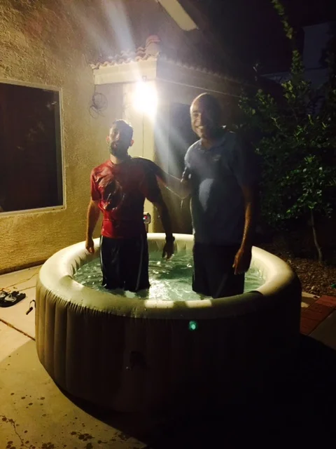 Frank Fimbres Baptism 11/2015