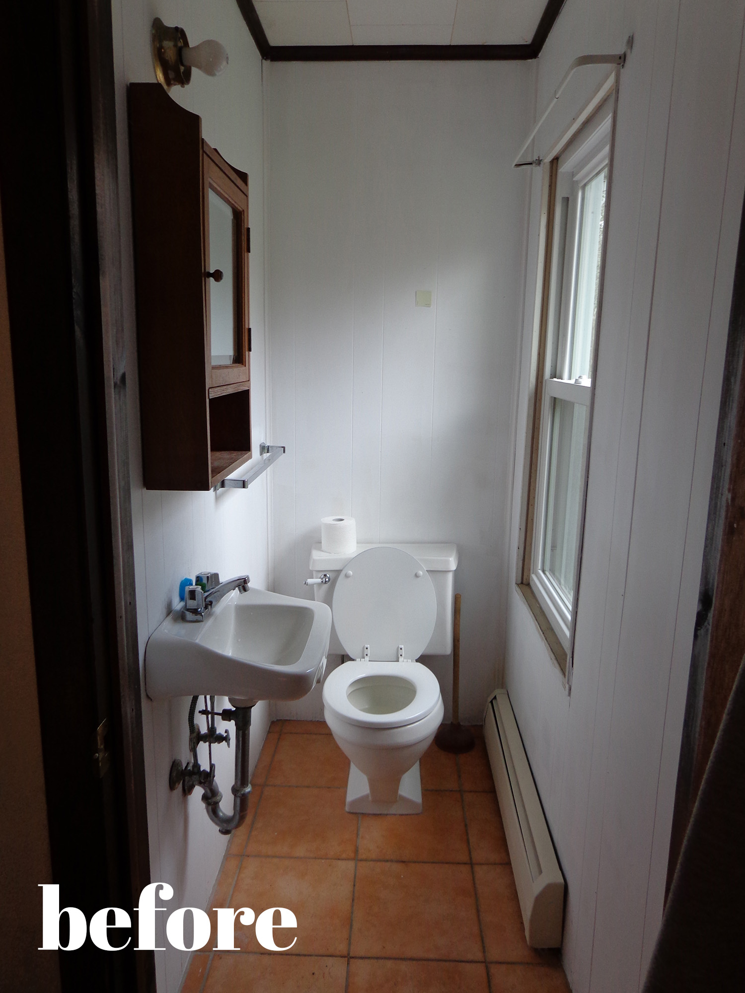 You can see the tiny green paint chip taped to the wall. It was the little flicker of hope...