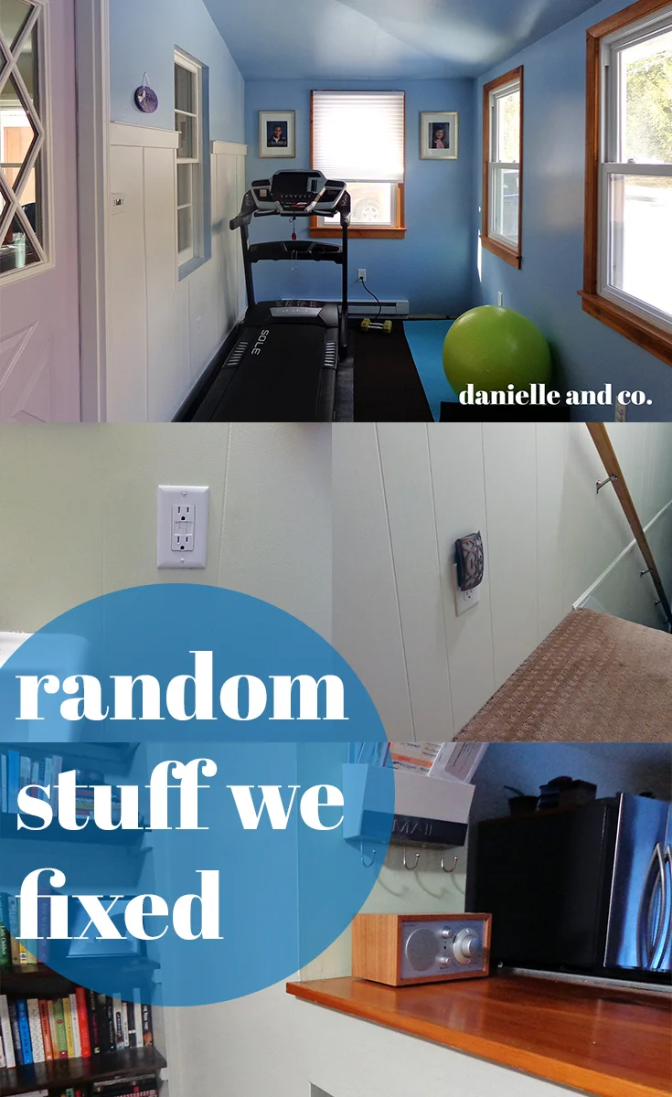 Random stuff we just fixed, on danielleandco.com - old house renovation on a budget.