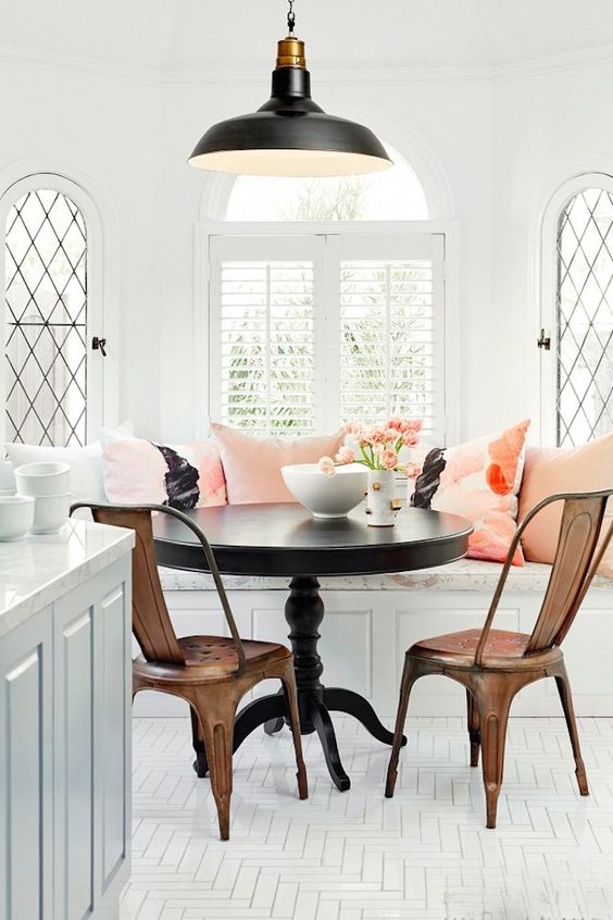 Designing around the color blush! How to add this pretty pink color to your home from danielle and co.