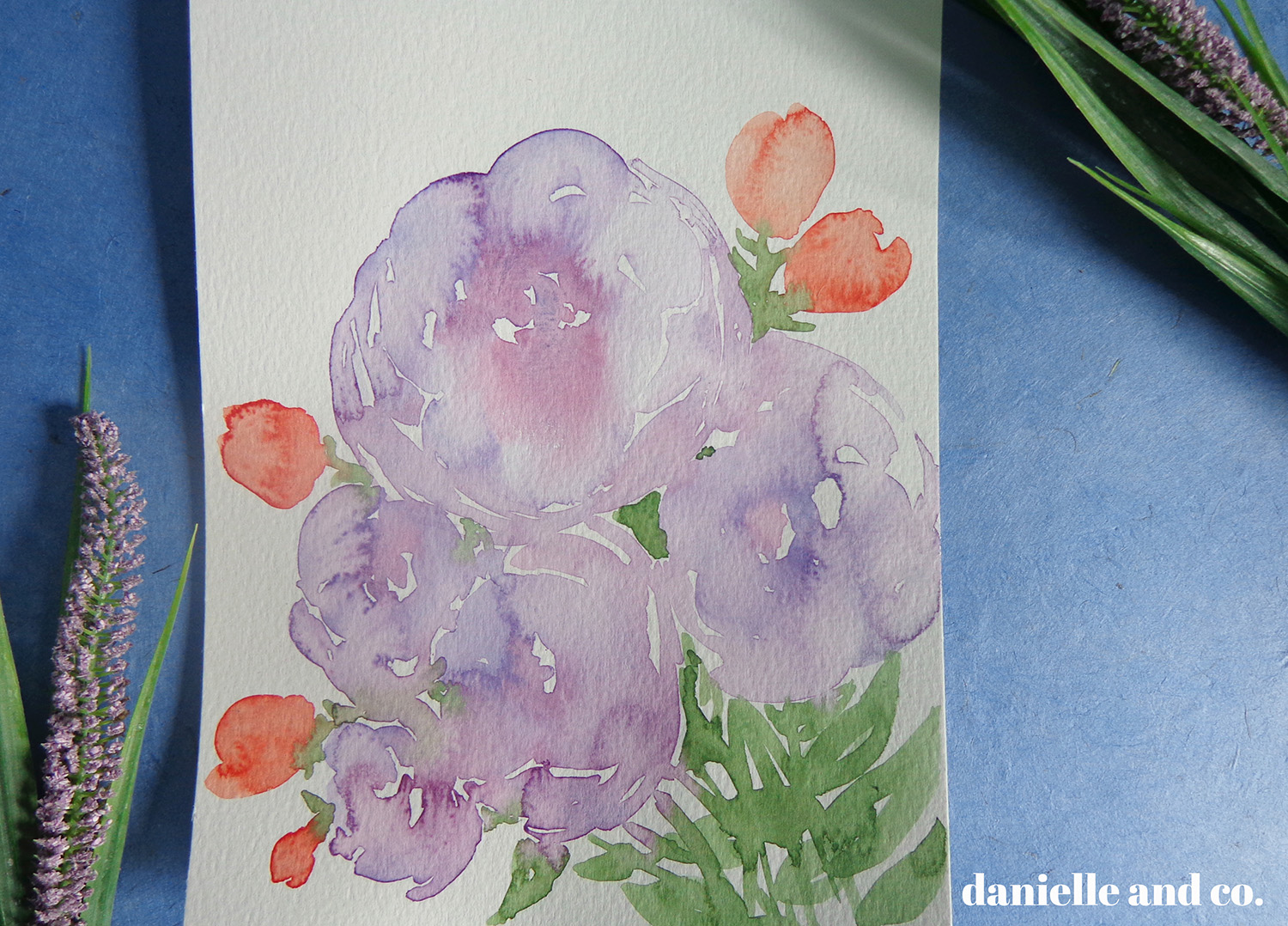 A little & experimental watercolor series, plus a dose of self-doubt and how to work through it - from danielle and co.