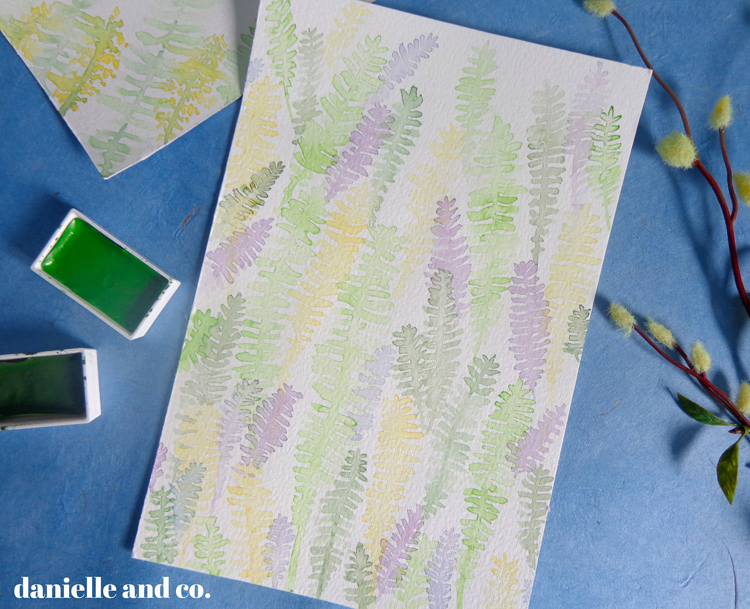 A little & experimental watercolor series, plus a dose of self-doubt and how to work through it - from danielle and co.