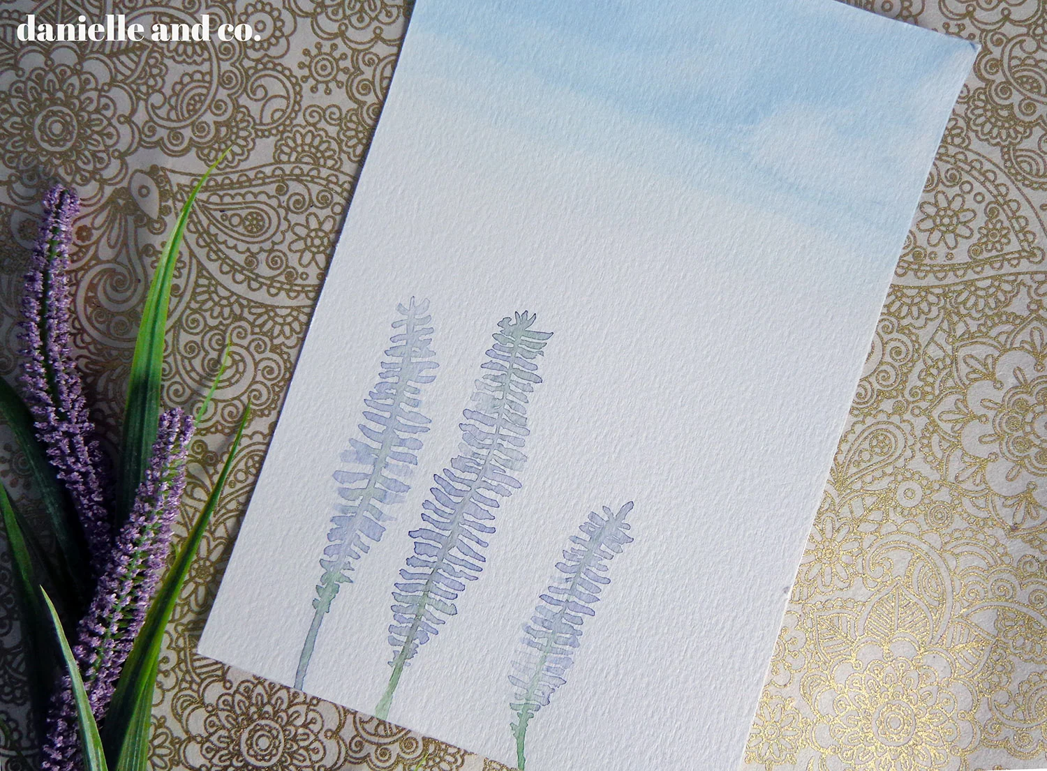 A little & experimental watercolor series, plus a dose of self-doubt and how to work through it - from danielle and co.