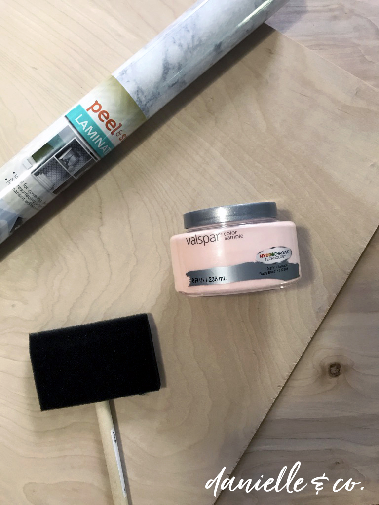 All the supplies you need to create three different DIY photo backdrops, for less than $27! From danielleandco.com