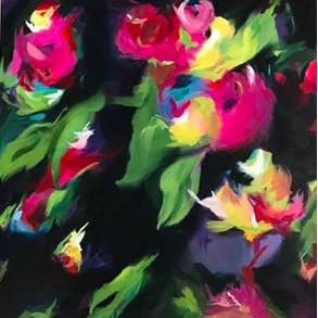 Work by Monica Lee-Henell, shared on danielleandco.com as part of the How Do You Set the Mood for Creativity blog post.