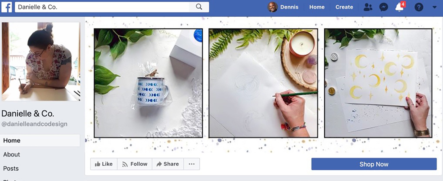 I just popped three of my favorite recent Instagram images into a template and have a fresh new Facebook page header. 19 ways to squeeze every last drop from your content, on danielleandco.com.